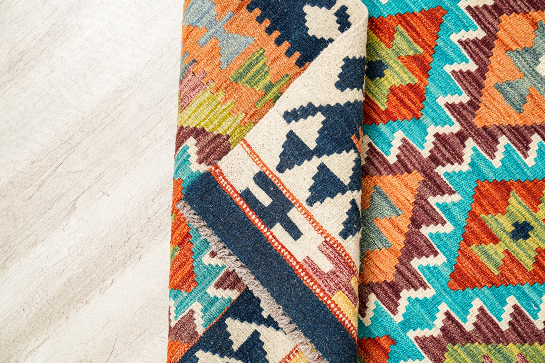 Modern Afghan SHIRVAN KILIM 5' x 3'4"