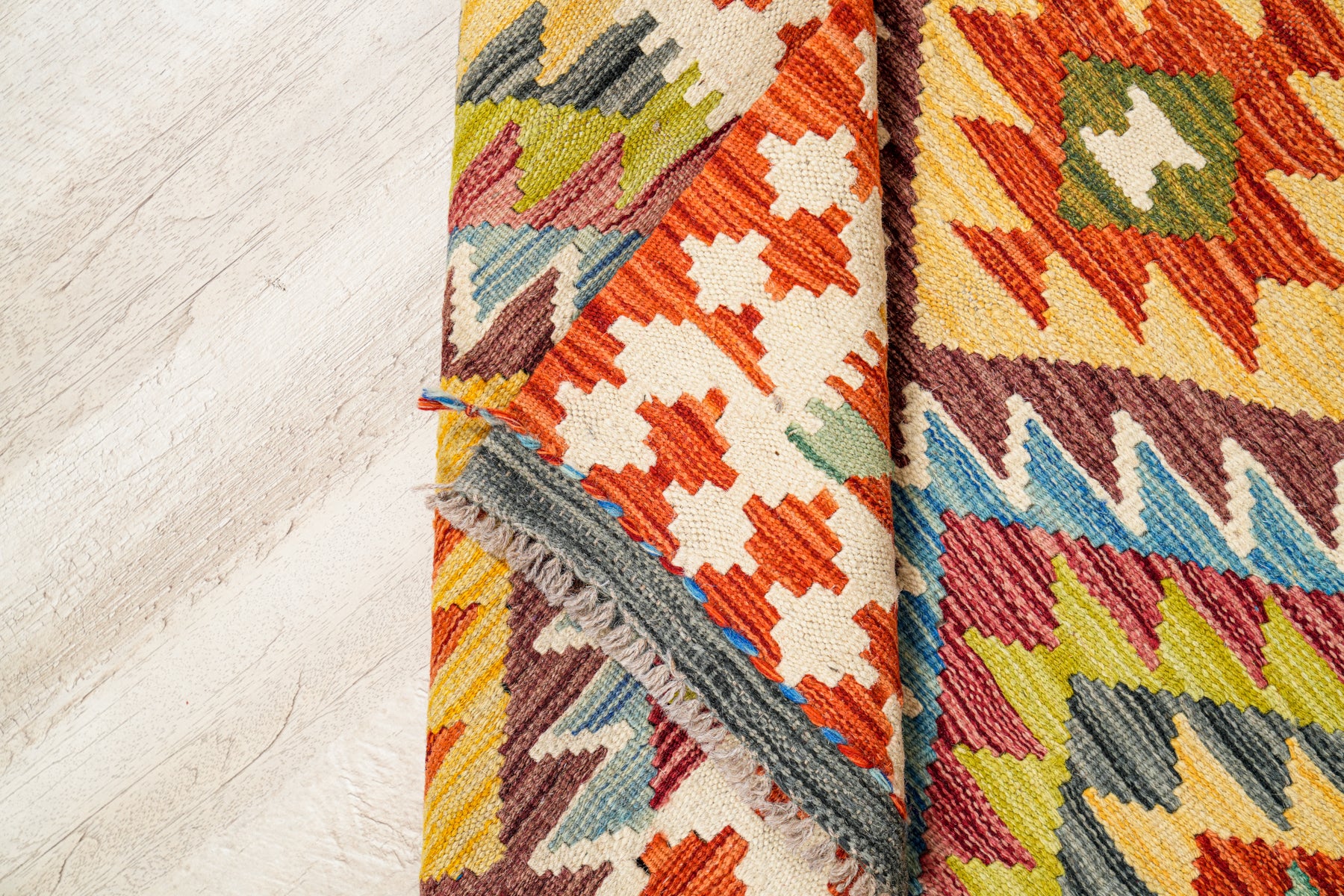 Modern Afghan Shirvan kilim 4'3" x 2'9"