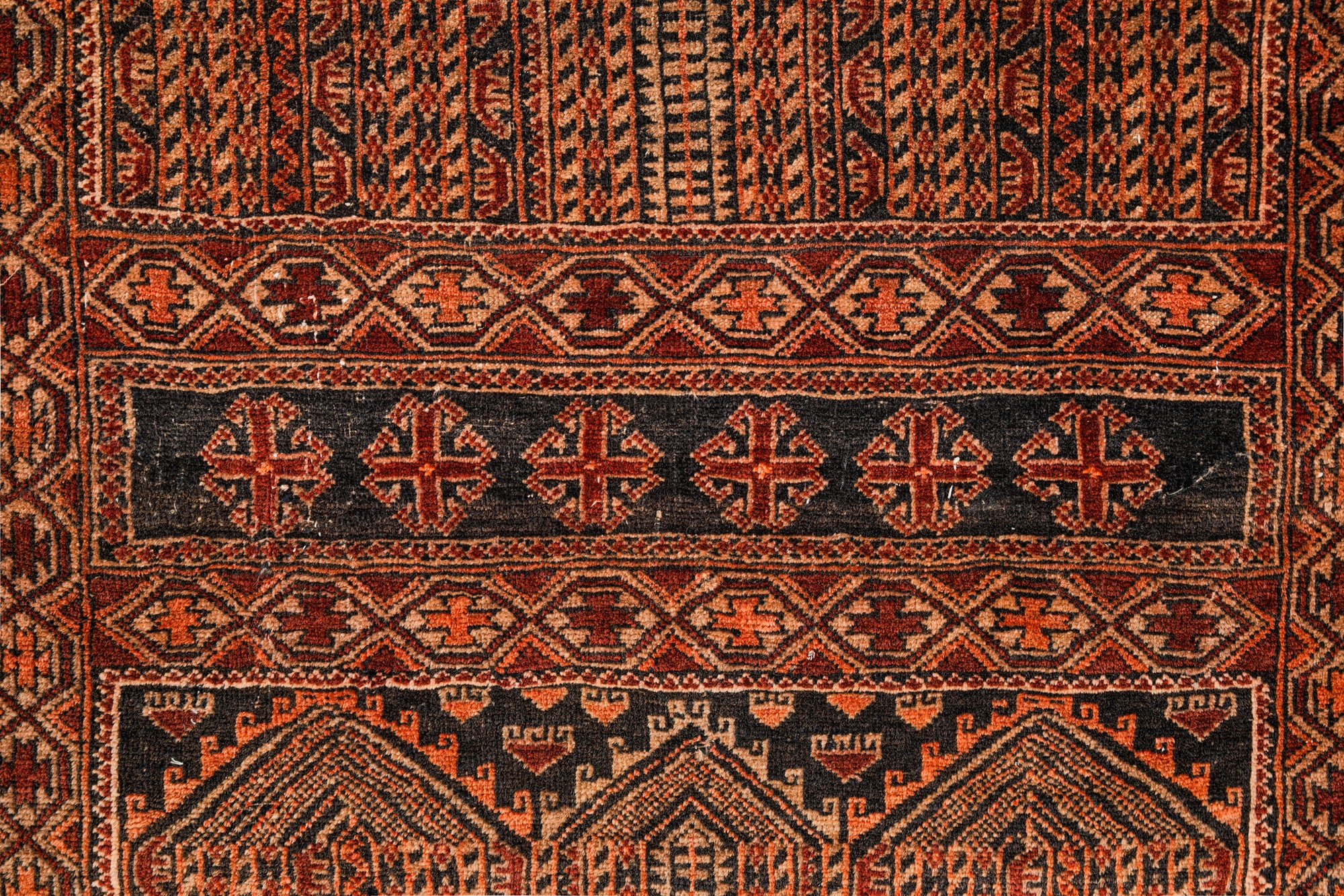 Vintage Balouch Rug 4'3" x 3'3"