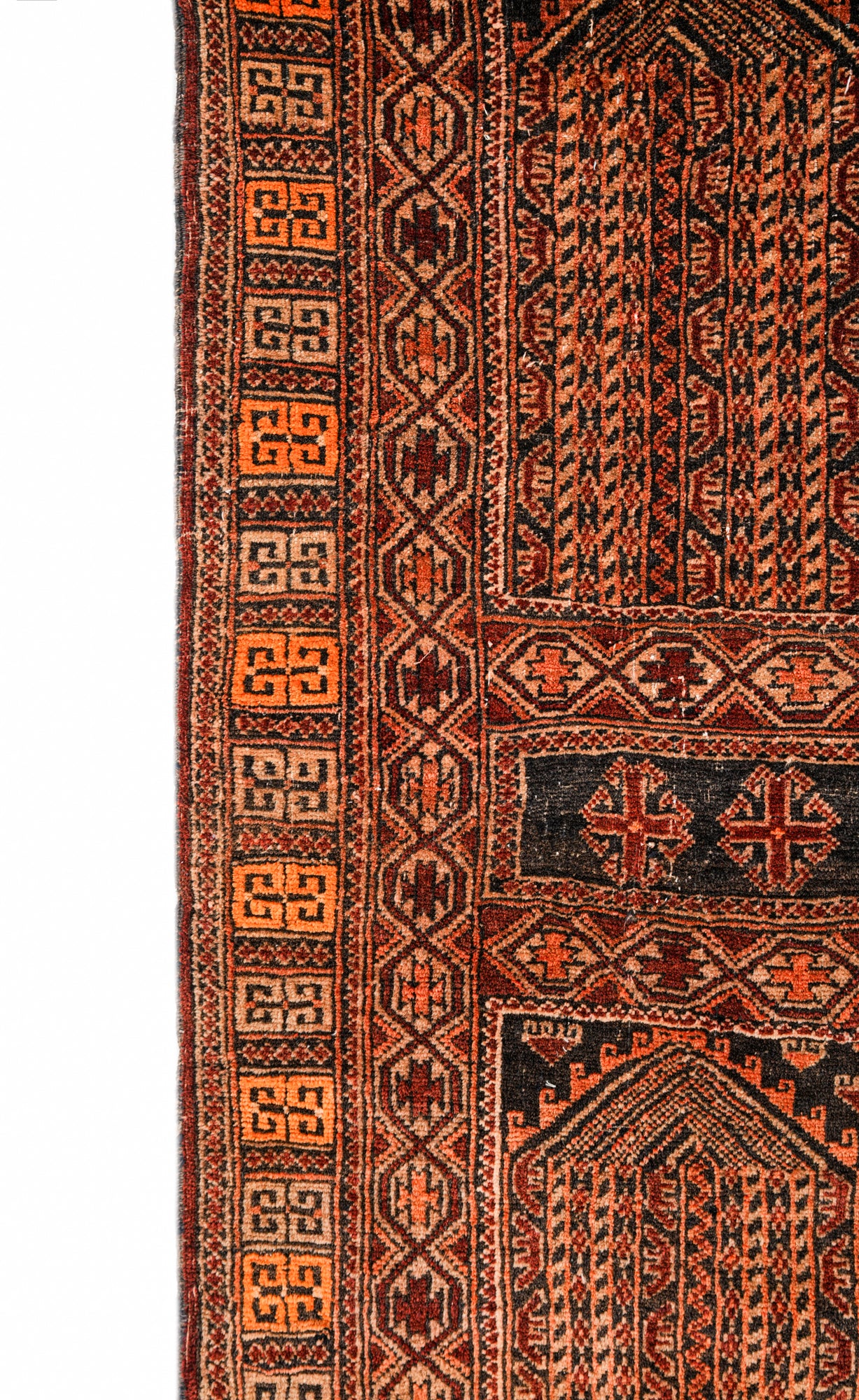 Vintage Balouch Rug 4'3" x 3'3"