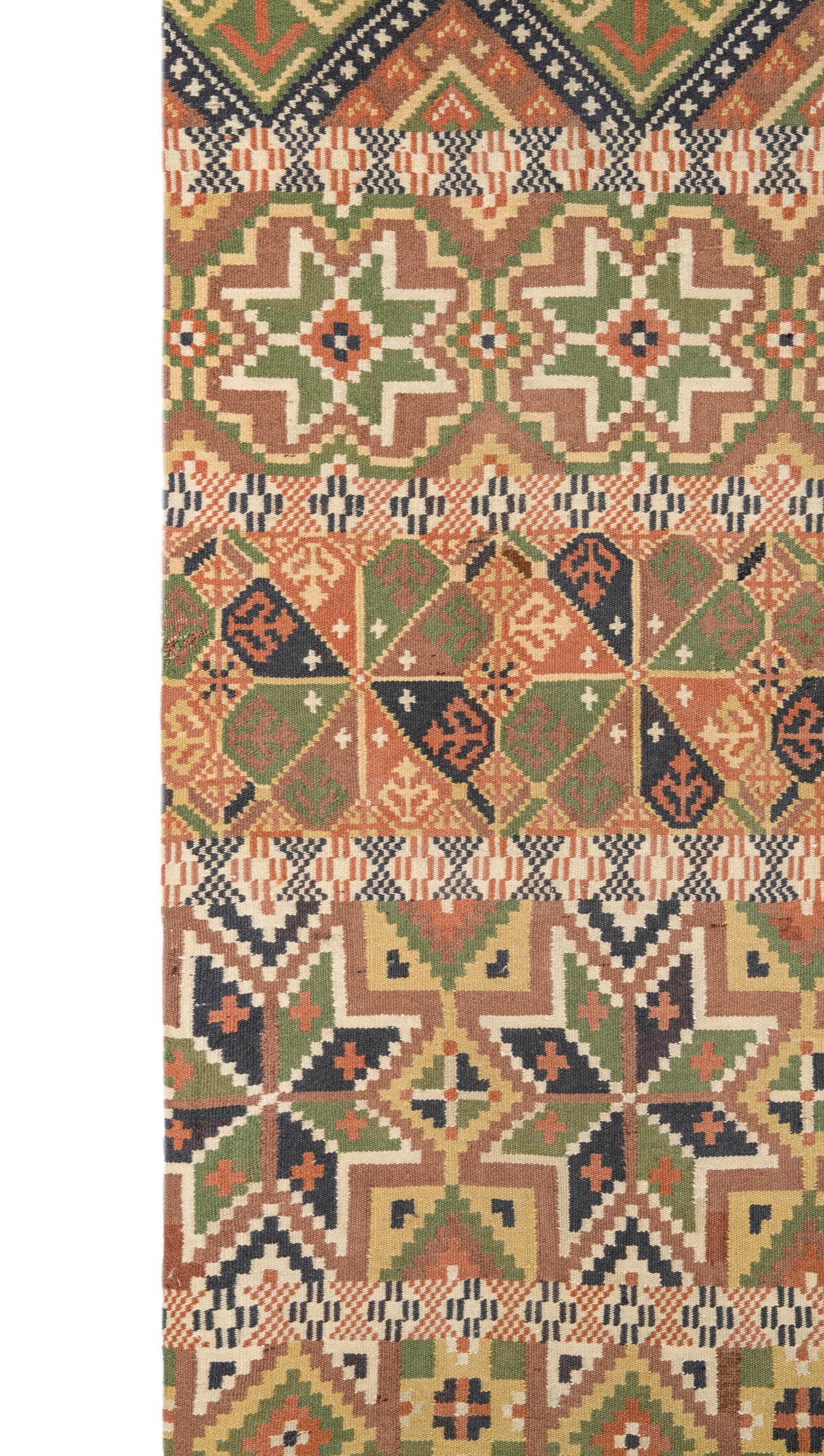 Vintage Swedish Textile 6'10" x 2'4"