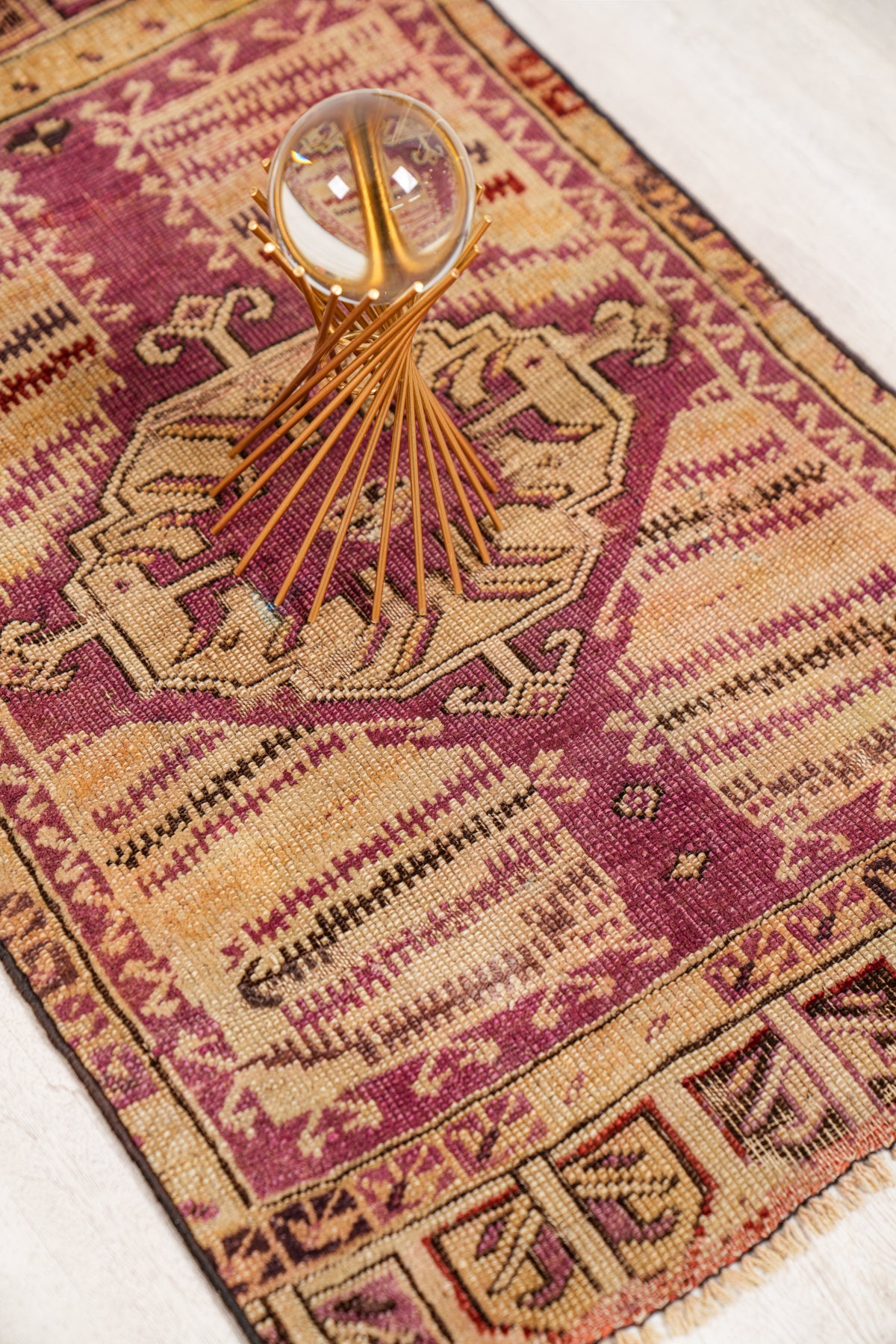Antique Turkish Yastik Rug 2'6" x 1'8"