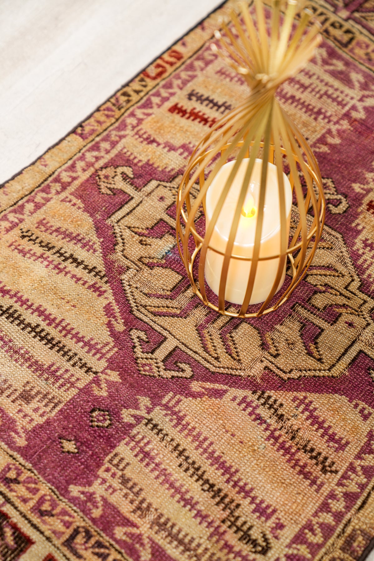 Antique Turkish Yastik Rug 2'6" x 1'8"