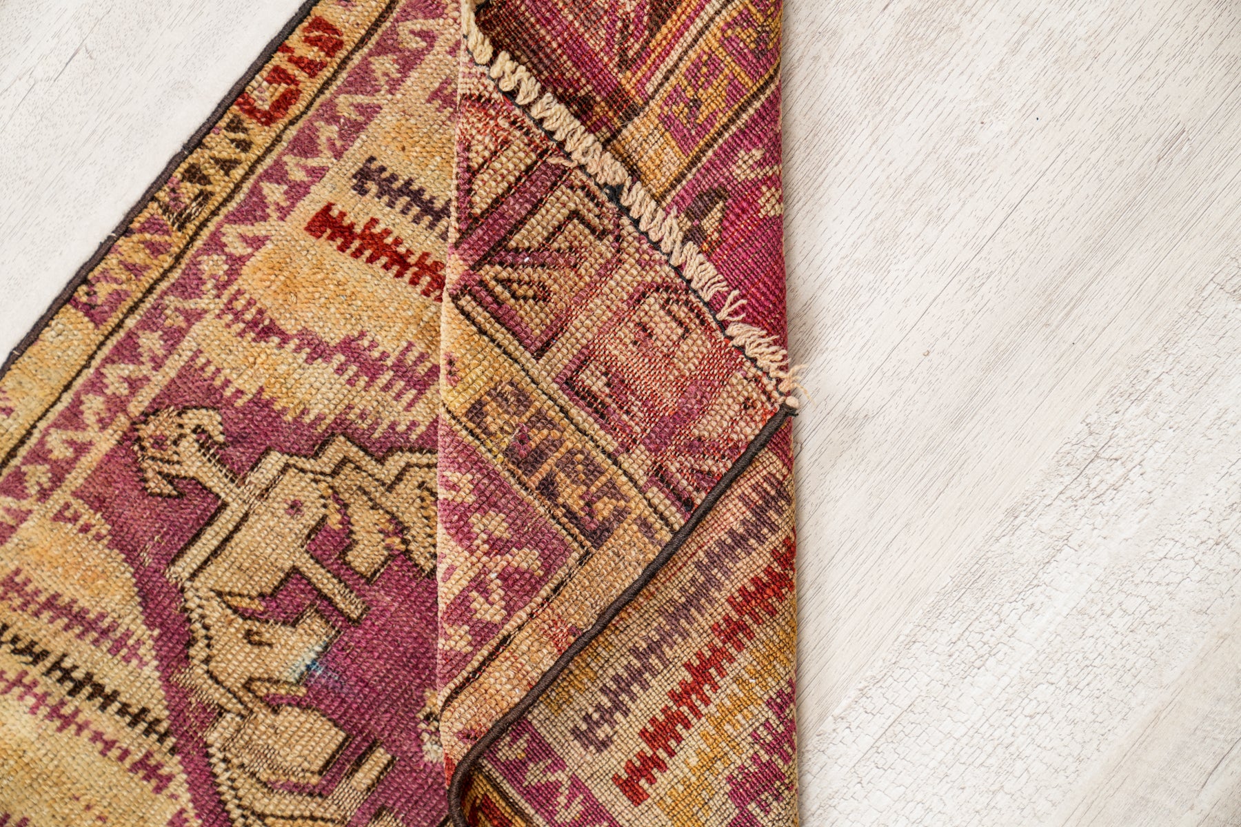 Antique Turkish Yastik Rug 2'6" x 1'8"