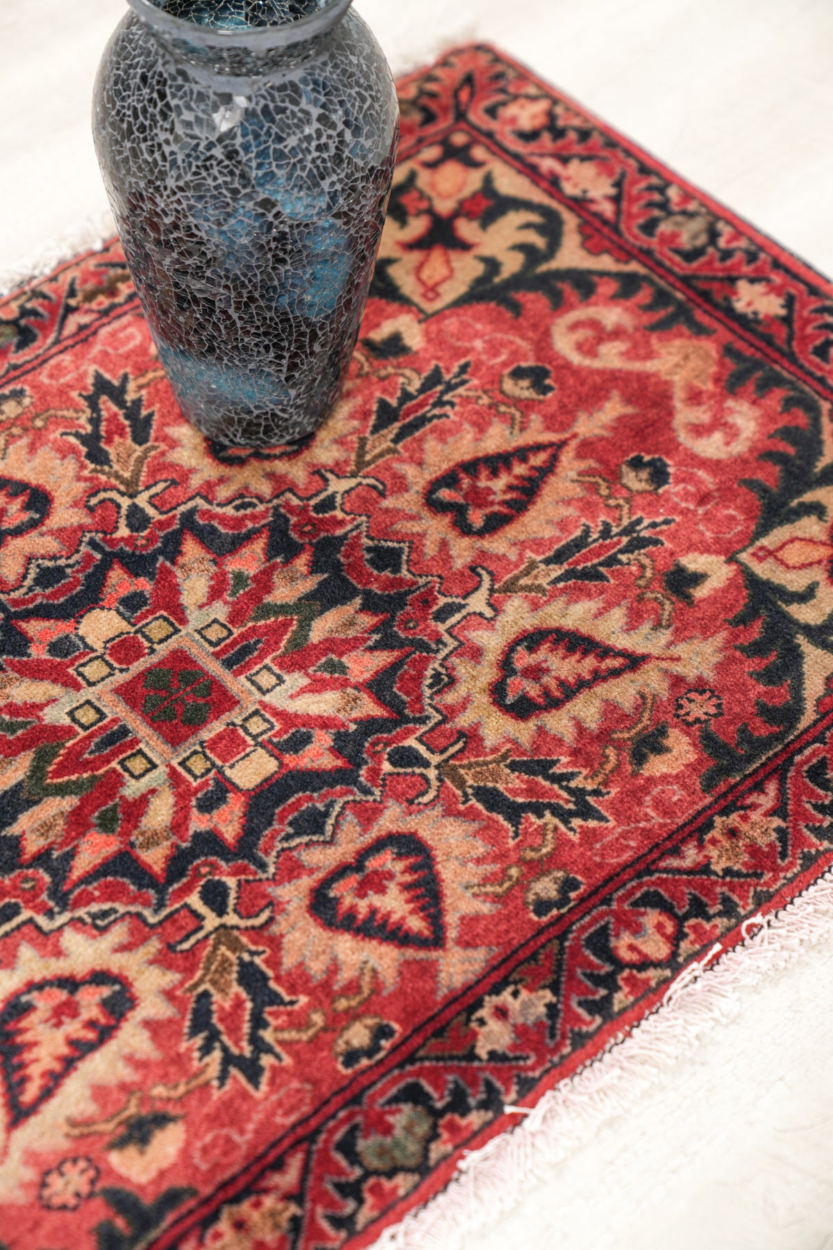 Vintage Afghan Rug 2'8" x 1'8"