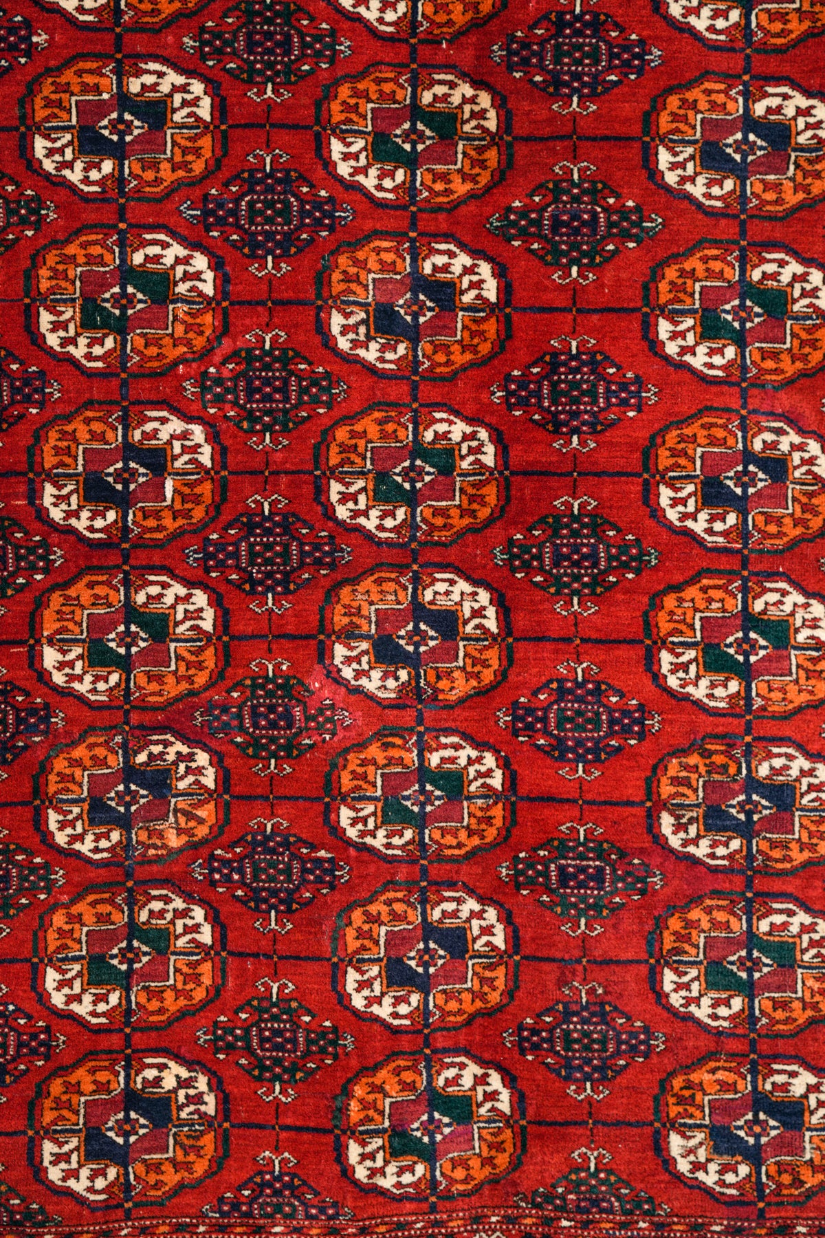 Vintage Turkmen Tekke Rug 5'10" x 4'6"