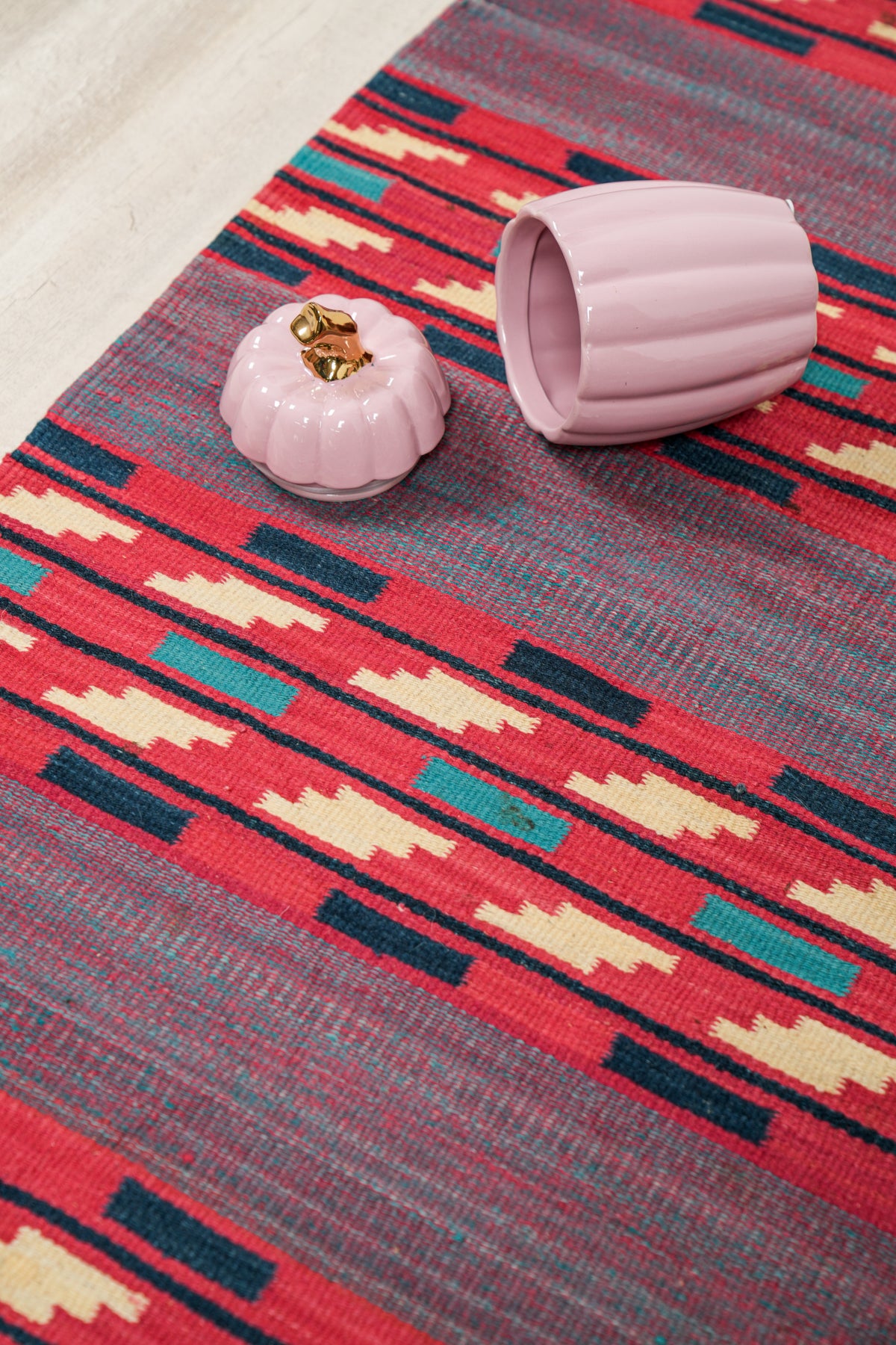 Vintage South American Wool Kilim 4'10" x 2'8"