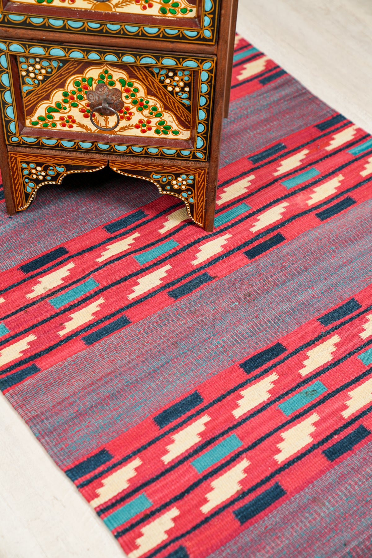 Vintage South American Wool Kilim 4'10" x 2'8"