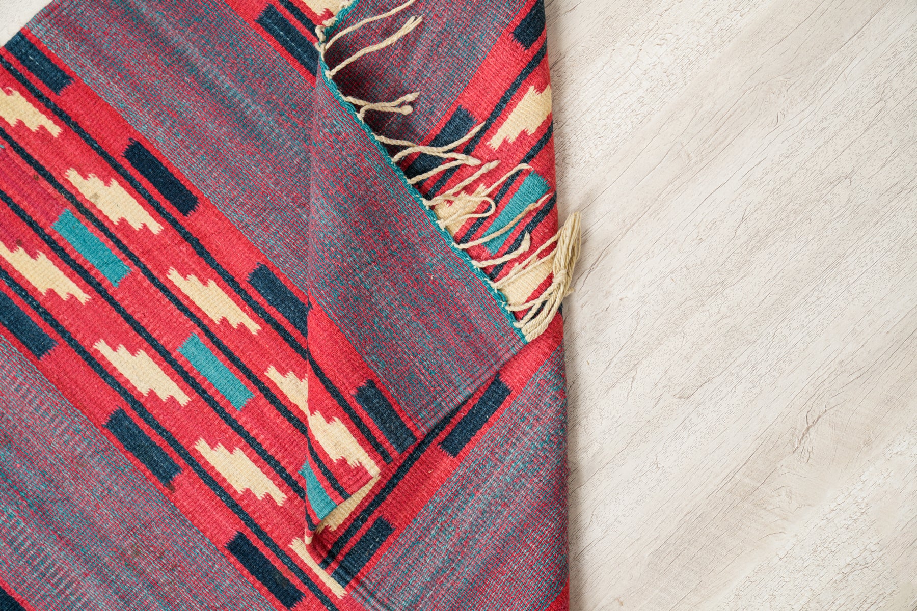 Vintage South American Wool Kilim 4'10" x 2'8"