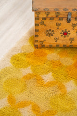 Vintage Scandinavian Rya Runner Rug 11'2" x 2'4"