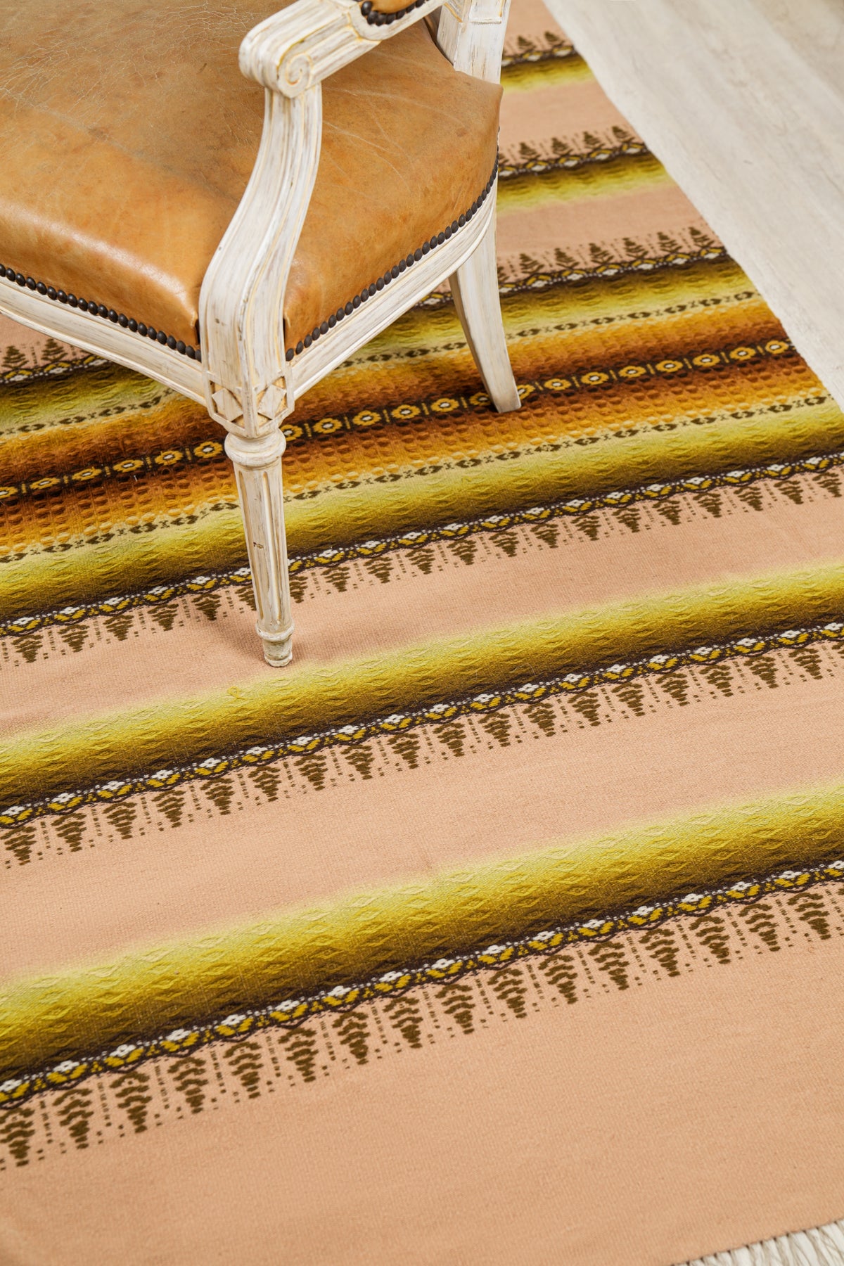 Vintage Scandinavian Loom Textile 7' x 5'3"