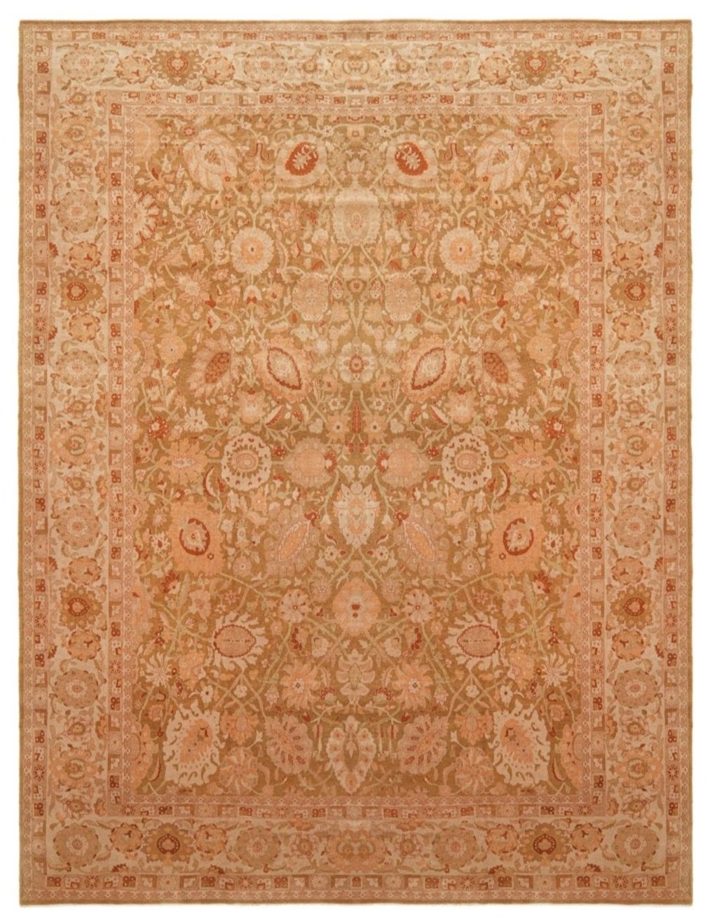 Vintage Turkish Samsun Rug 14' x 10'3''