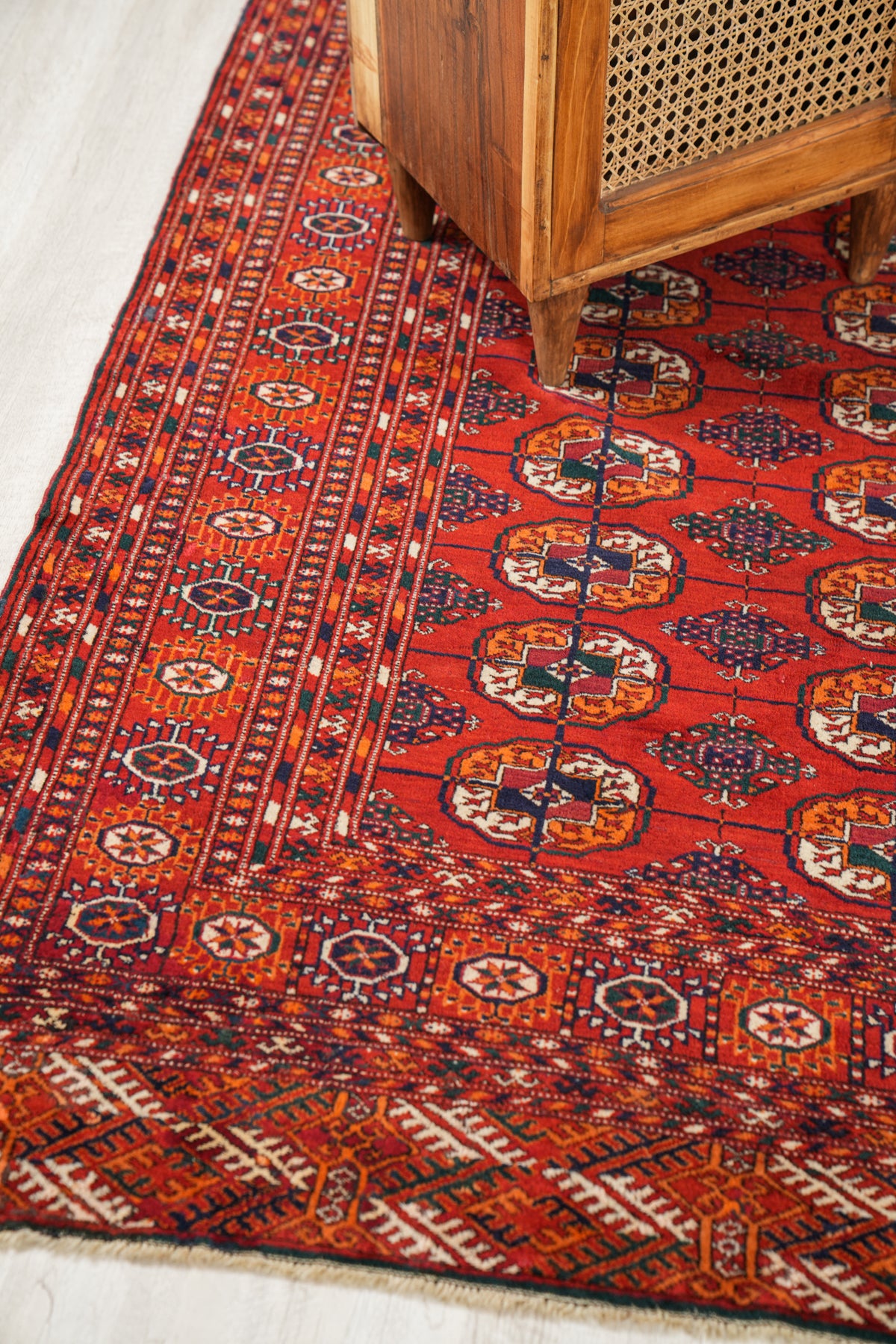 Vintage Turkmen Tekke Rug 5'10" x 4'6"