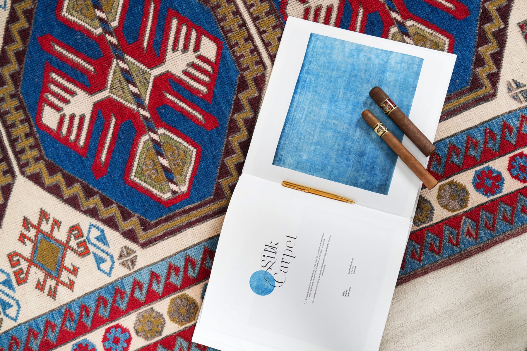 Vintage Fine Turkish Kazak Rug 5'8" x 3'6"