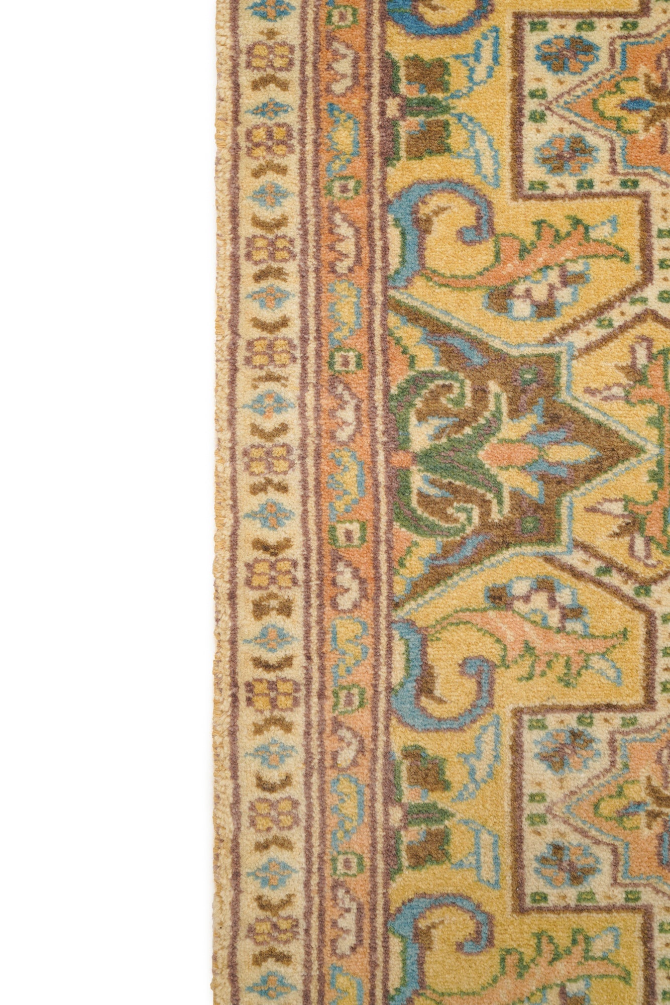 Vintage Kashmiri Rug 2'10" x 2'1"