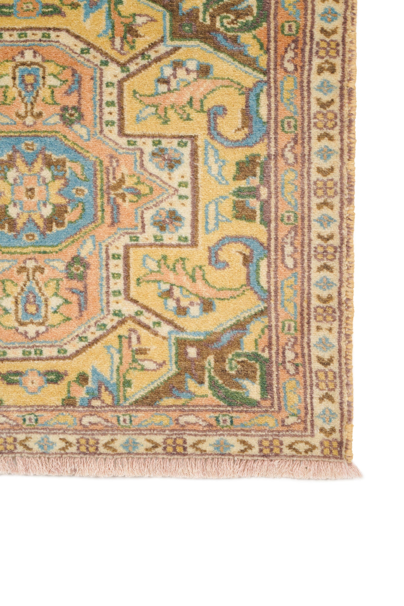 Vintage Kashmiri Rug 2'10" x 2'1"