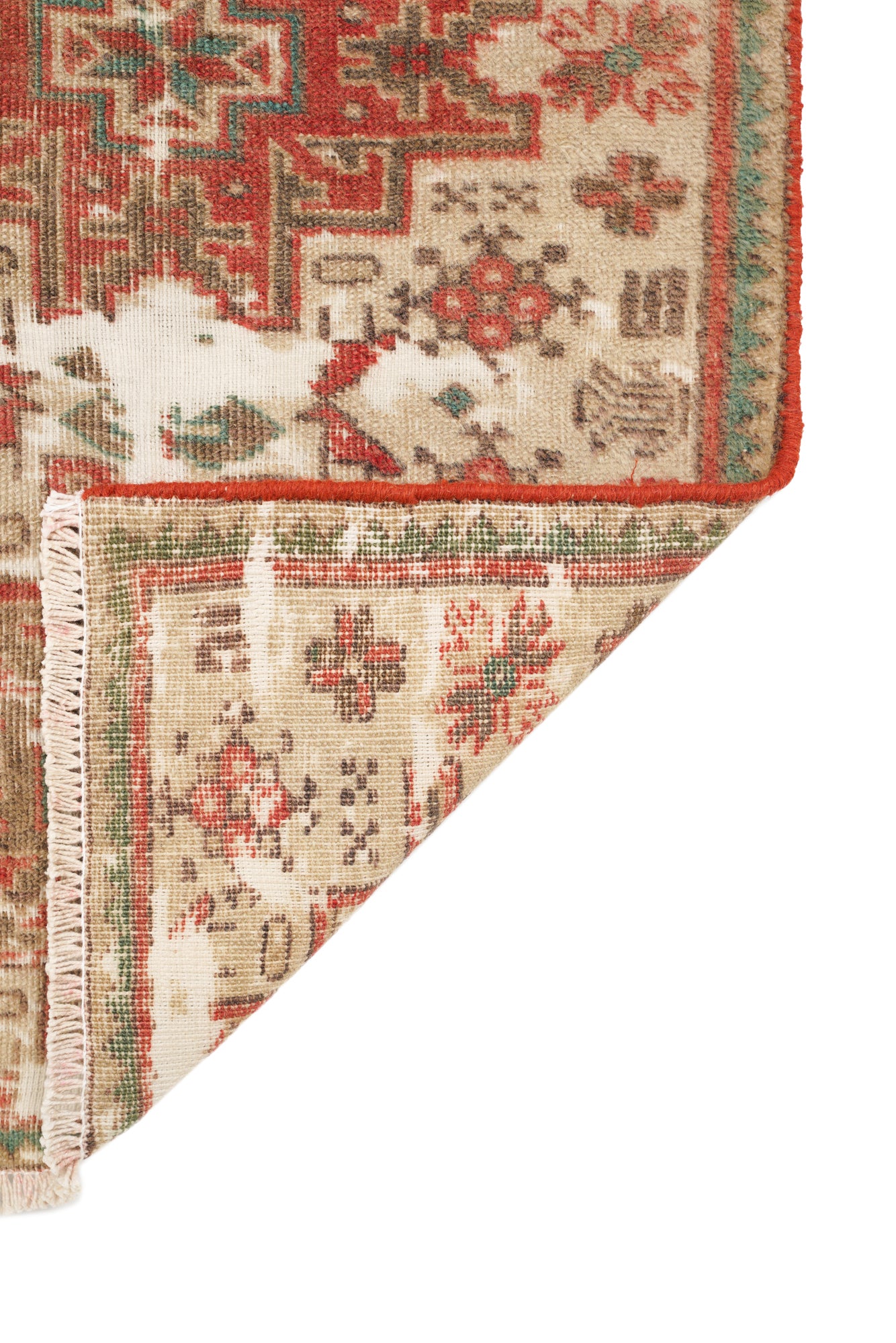 Vintage Caucasian Shirvan Rug 3'1"x 1'9"