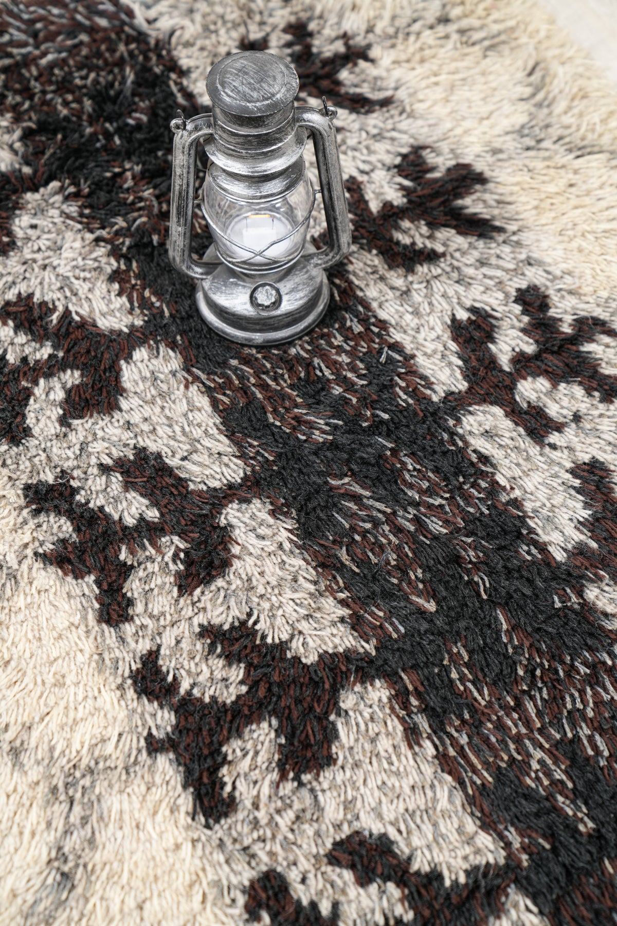 Vintage Scandinavian Rya Rug 3'10" x 2'9"