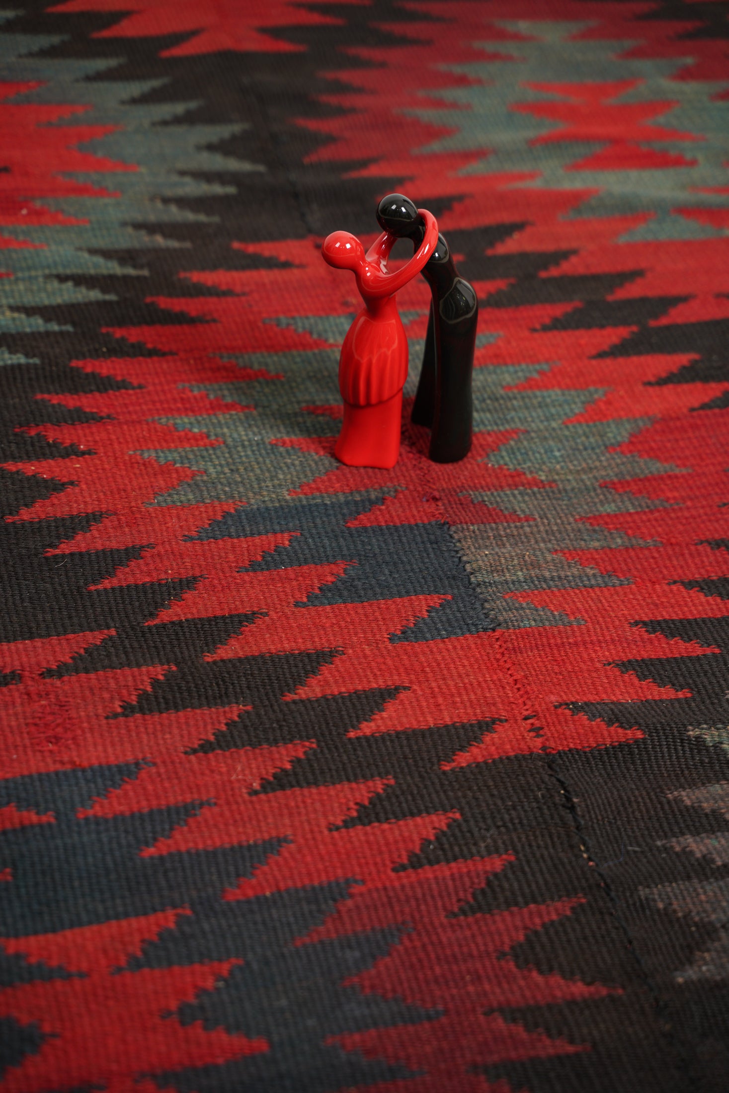 Antique Balkan kilim 5' x 3'3"