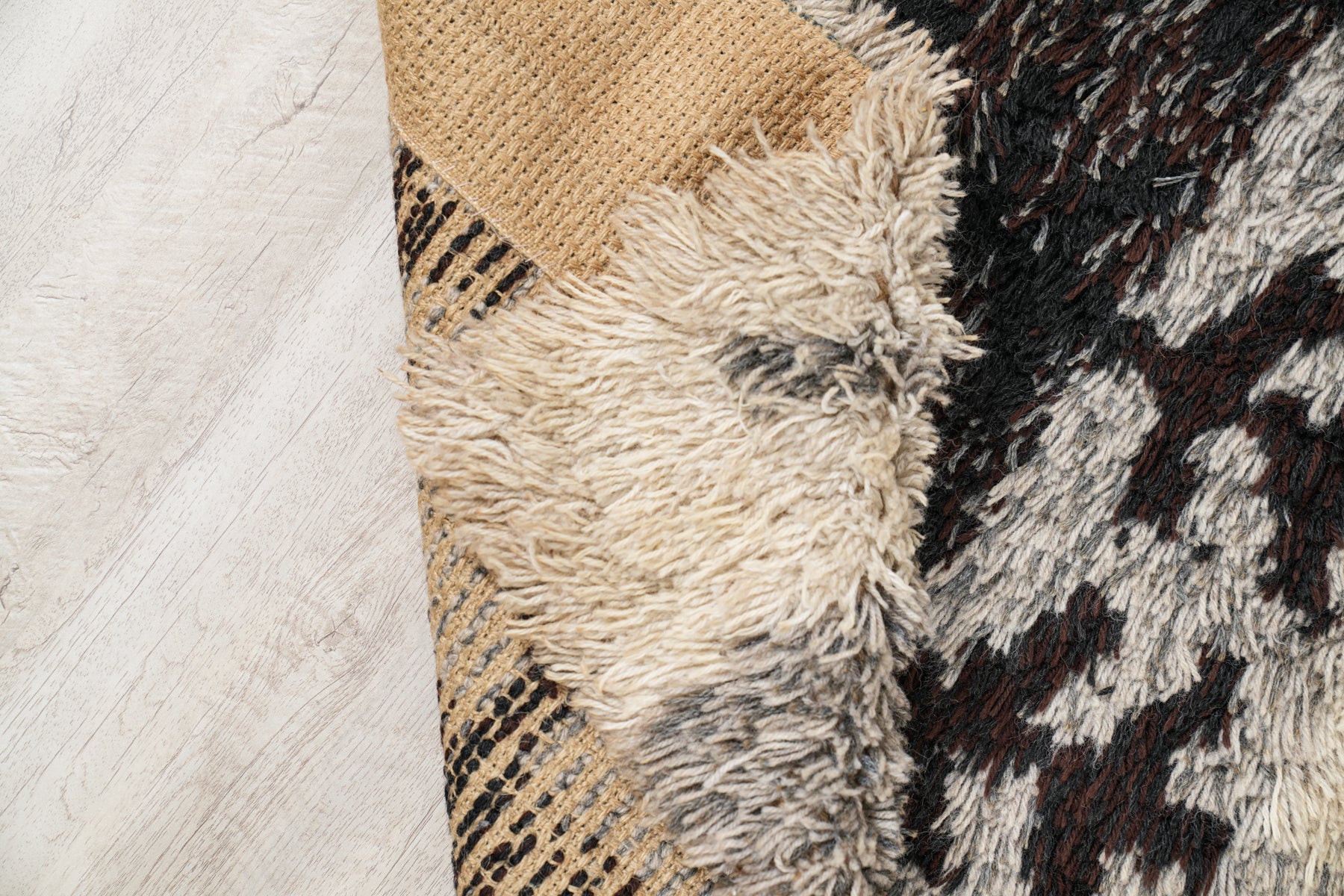 Vintage Scandinavian Rya Rug 3'10" x 2'9"