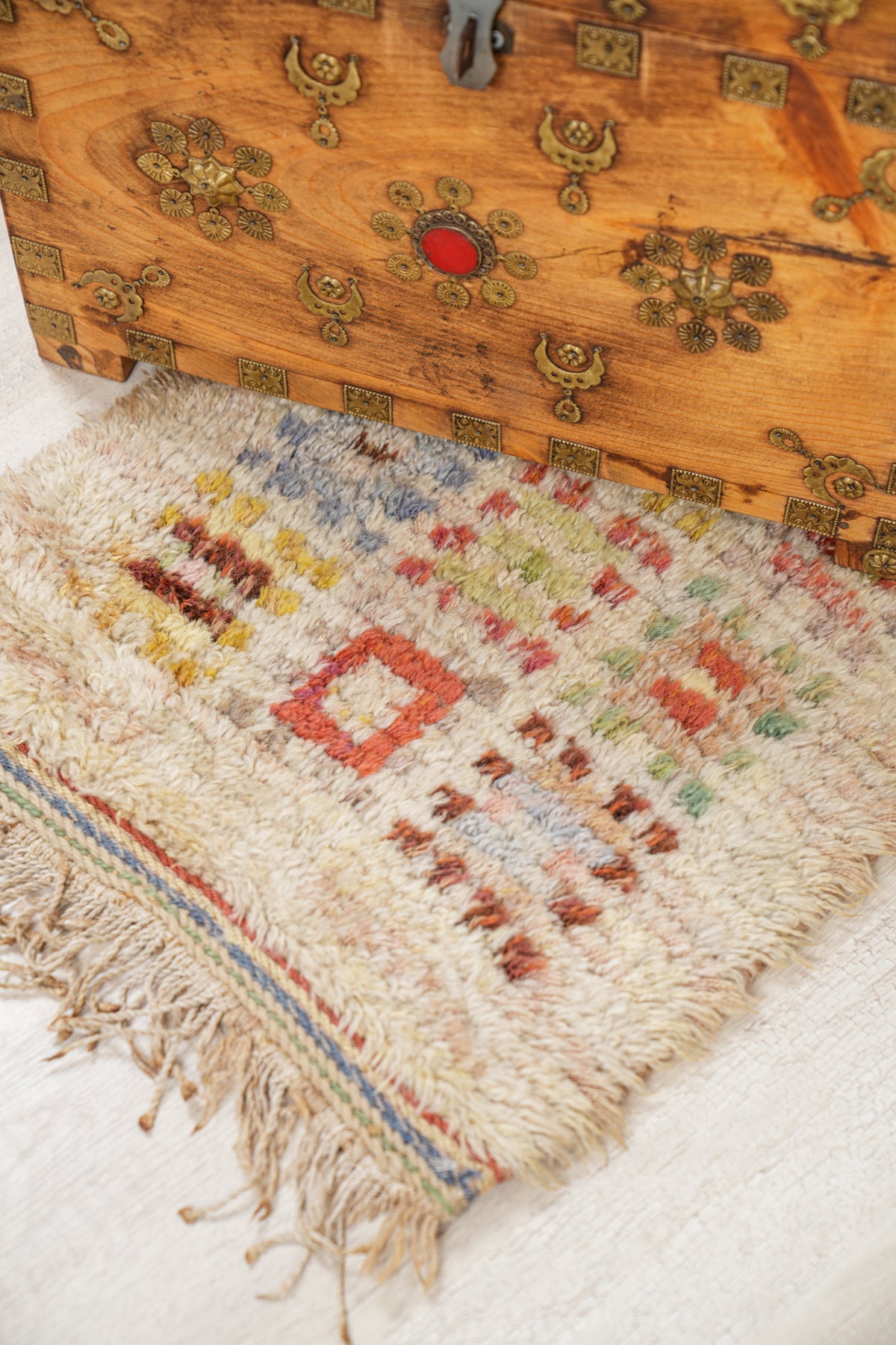 ANTIQUE SWEDISH RUG 1'10" x 1'4"