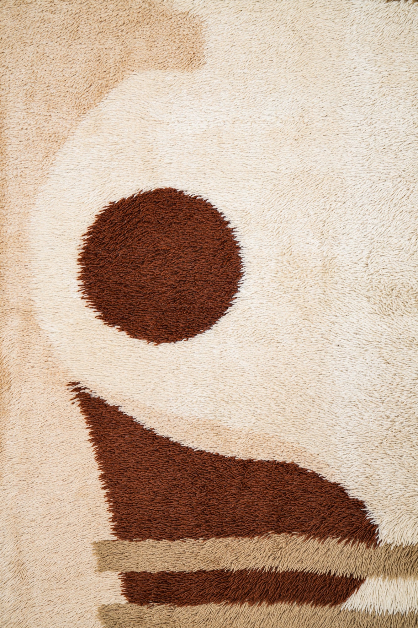 Vintage Scandinavian Rya Rug 11'6" x 8'
