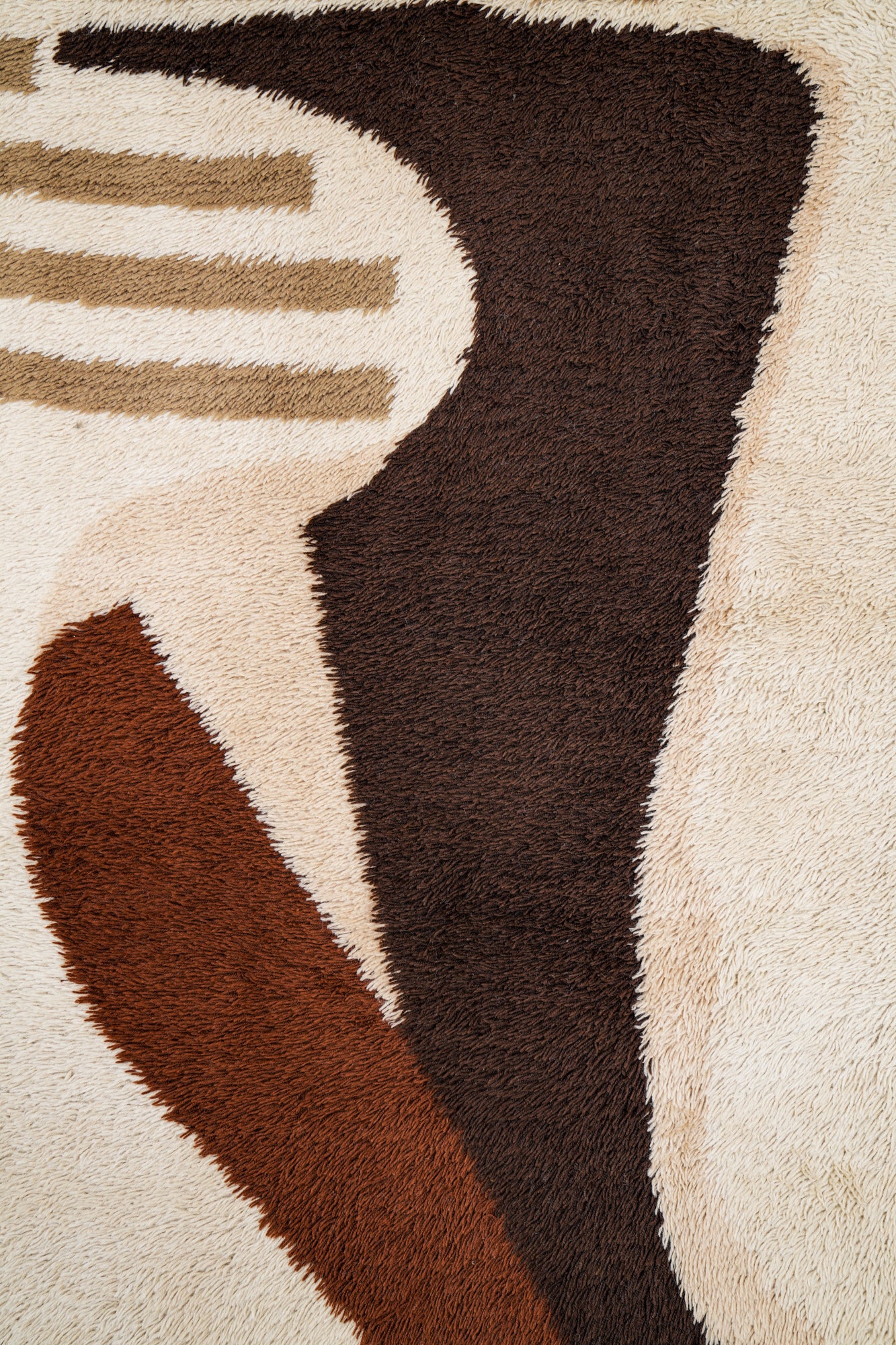 Vintage Scandinavian Rya Rug 11'6" x 8'