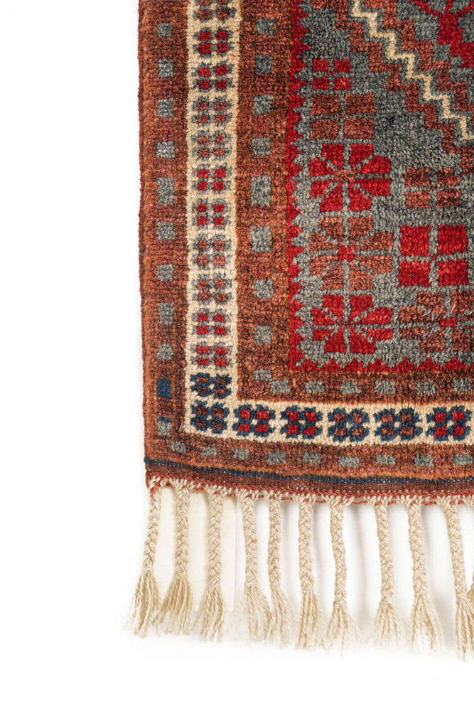 Vintage Turkish Kazak Rug 3'4" x 2'