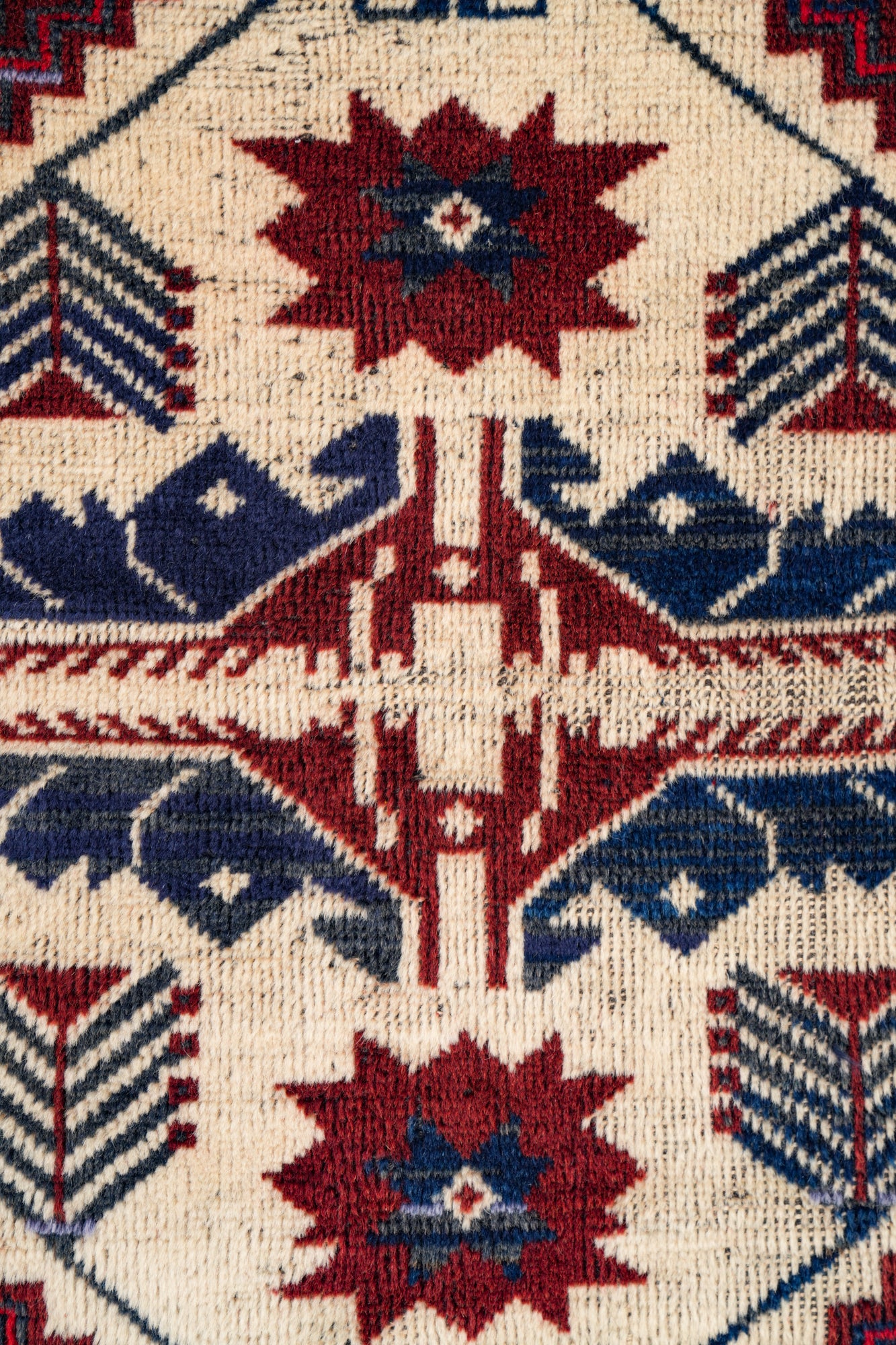 Vintage Turkish Yagcibedir Yoruk Rug 4' x 2'6"