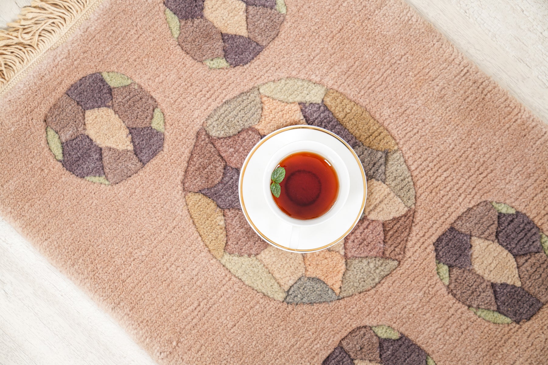 Vintage Tibetan Rug 2'1" x 1'7"