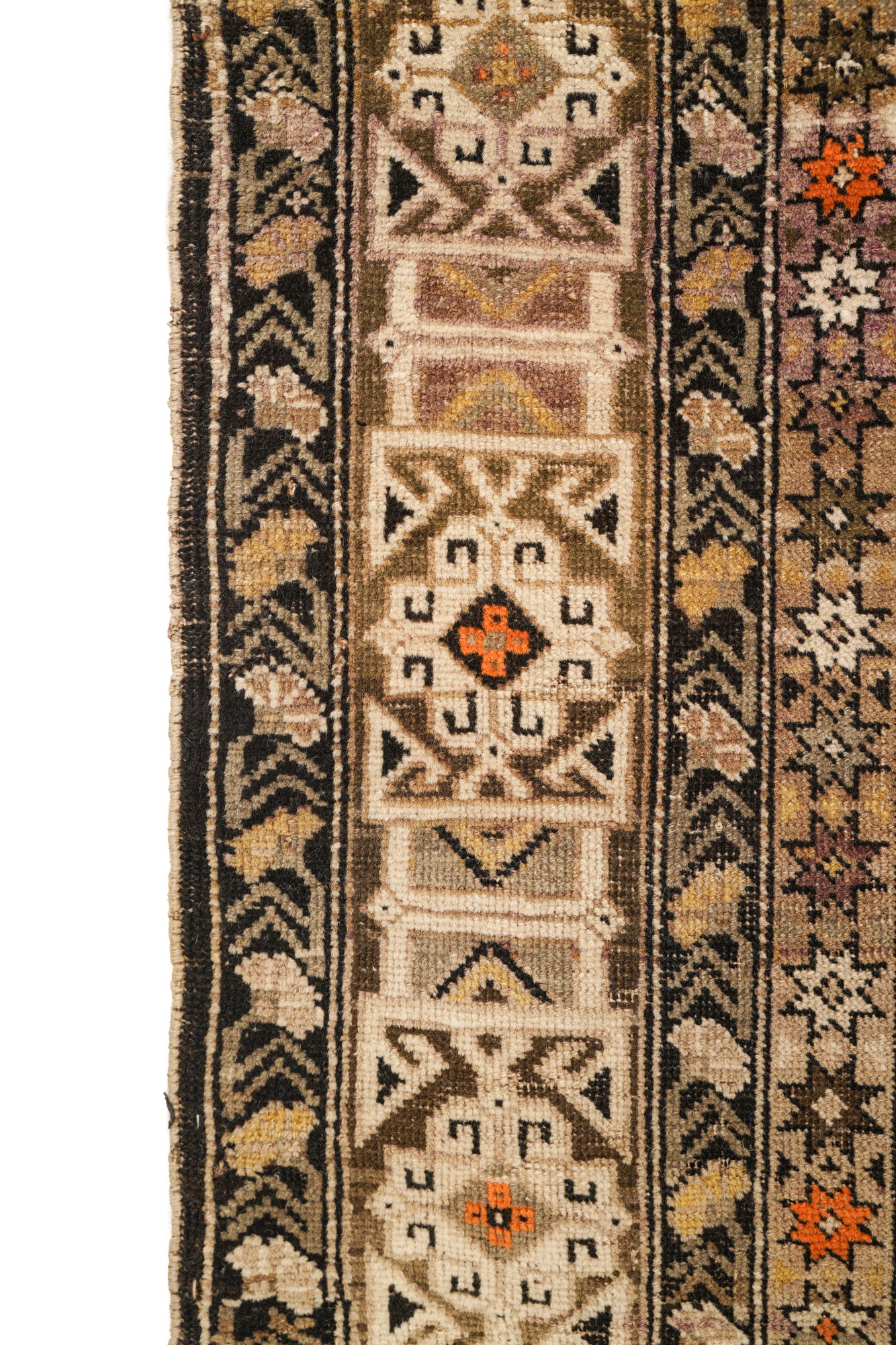 Antique Caucasian Shirvan Rug 4'7" x 3'7"