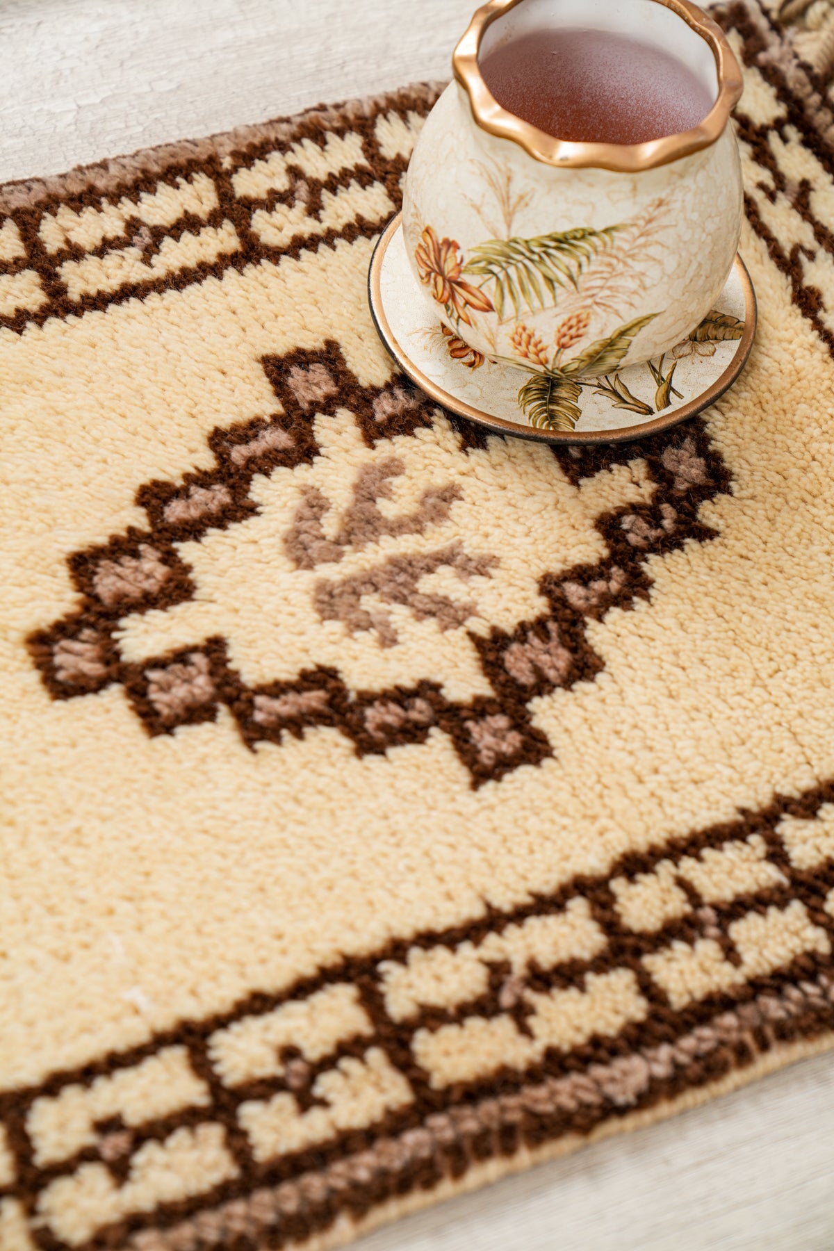 Vintage Moroccan Tribal Rug 1'9" x 1'4"