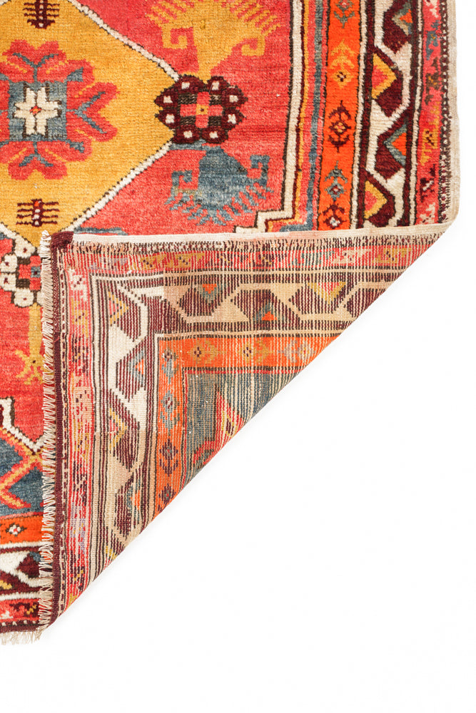 Antique Anatolian Dazkiri Tribal Rug 4'3" x 3'2"