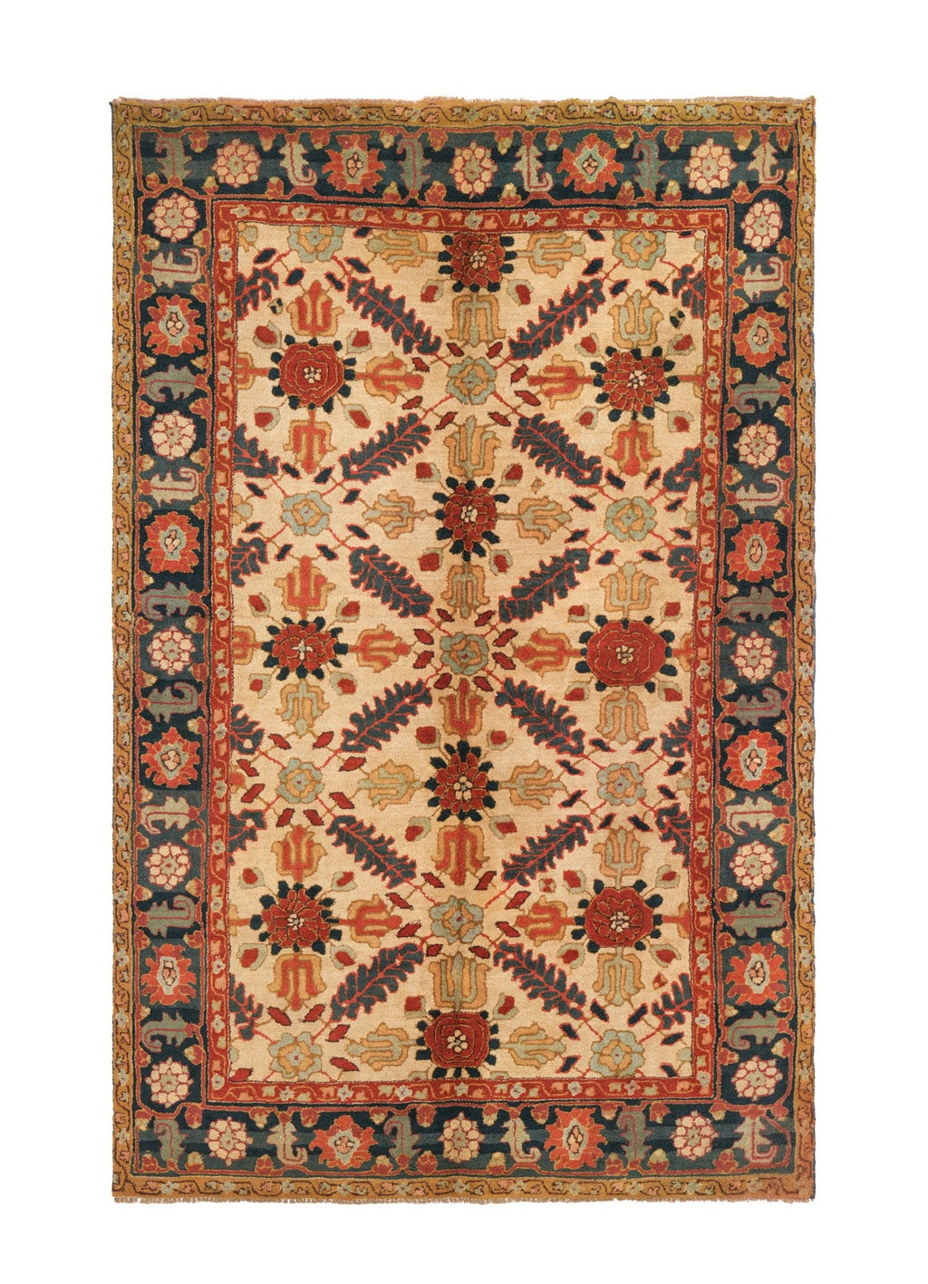 High-Quality vintage hand hooked rugs For High-Traffic Areas