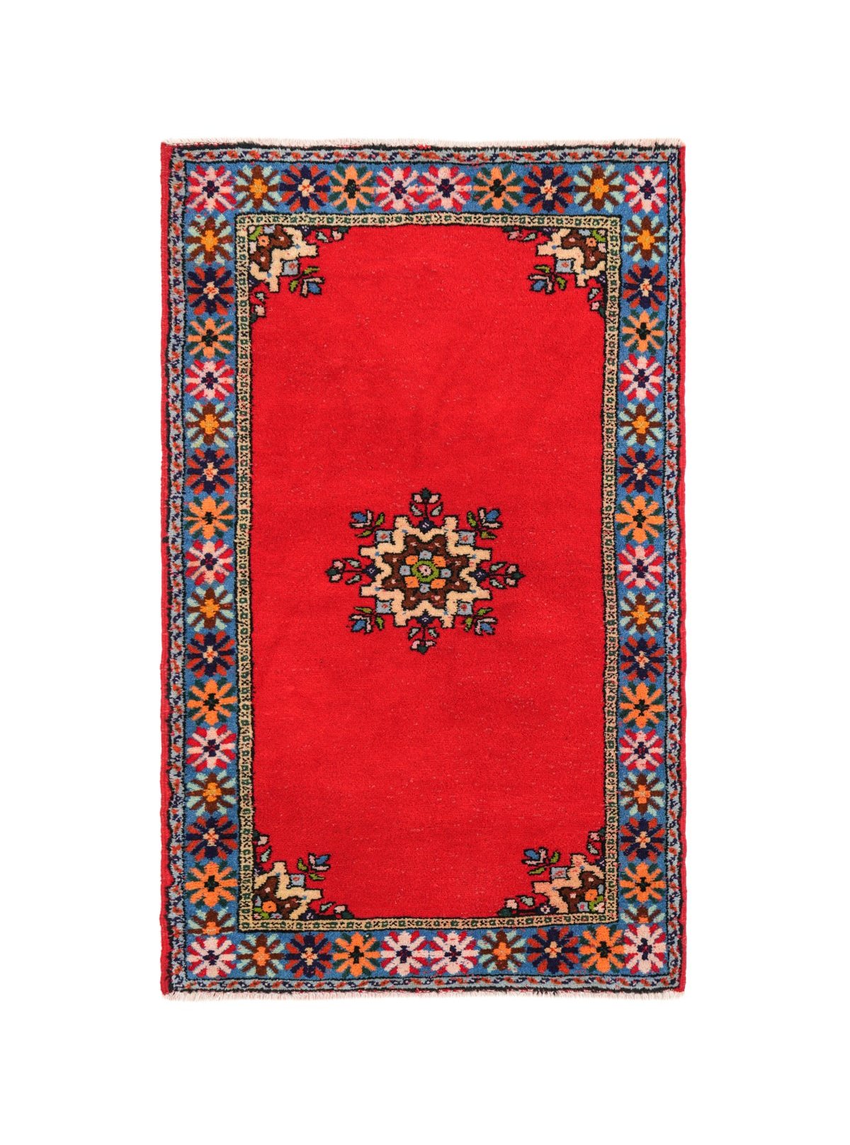 Vintage Moroccan Berber Rug 4'5" x 2'9"