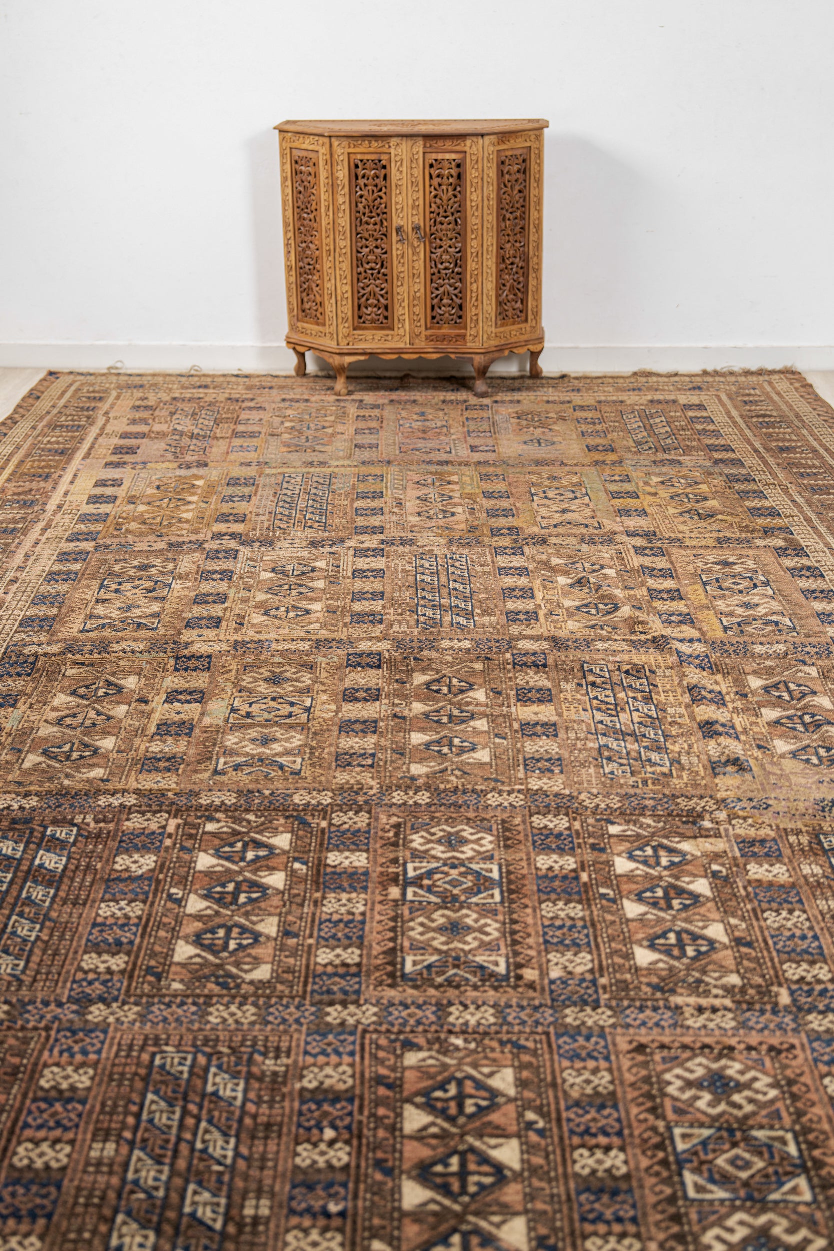 Antique Baloch Tribal Rug 16'1" x 8'7"