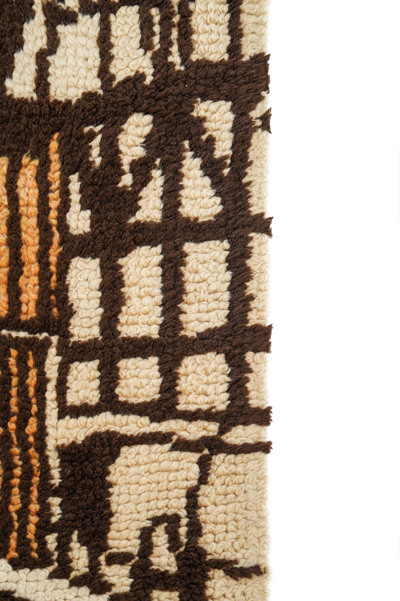 Vintage Scandinavian Rya Rug 3'2" x 2'7"