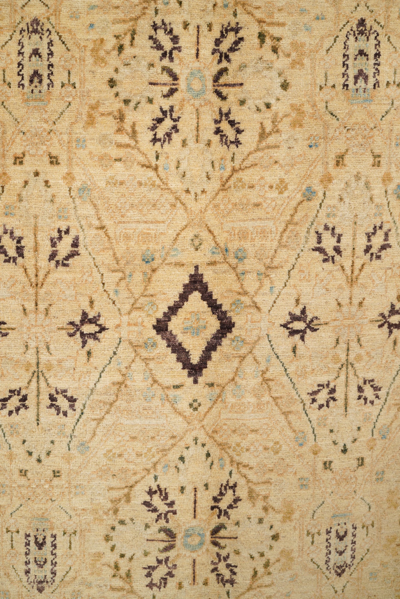 modern afghan jalili rug 8'1" x 5'7"