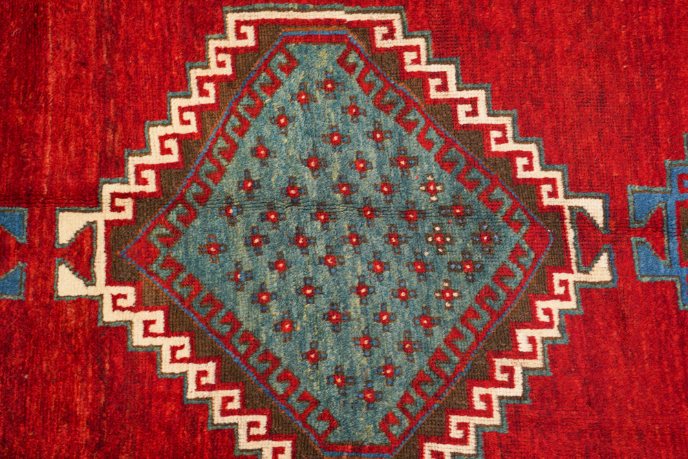 Antique Caucasian Kazak Rug 8'10" x 4'4"