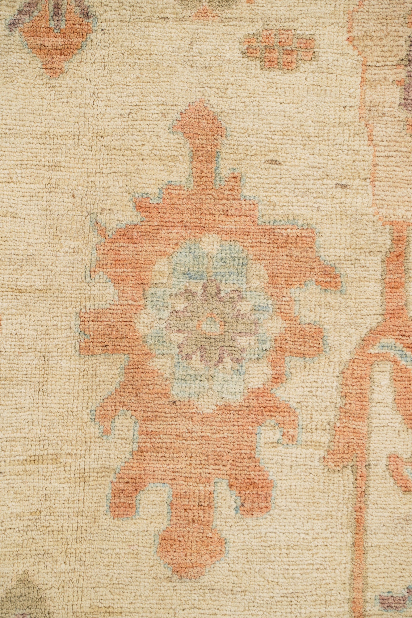 Modern Afghan Oushak Rug 8'6" x 6'