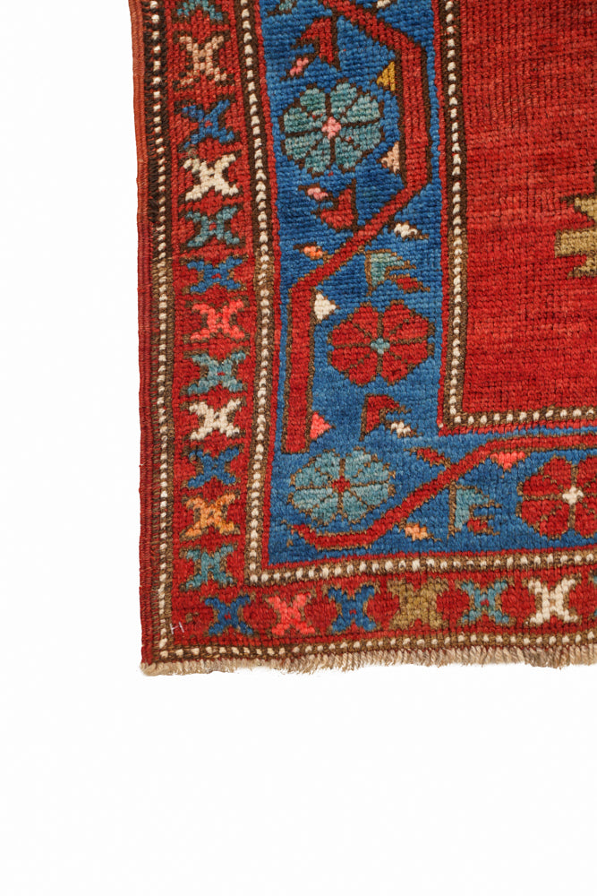 Antique Caucasian Kazak Rug 8'6" x 5'7"
