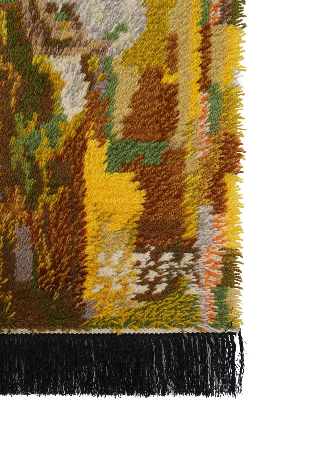 Vintage Scandinavian Rya Rug 3'9" x 2'7"