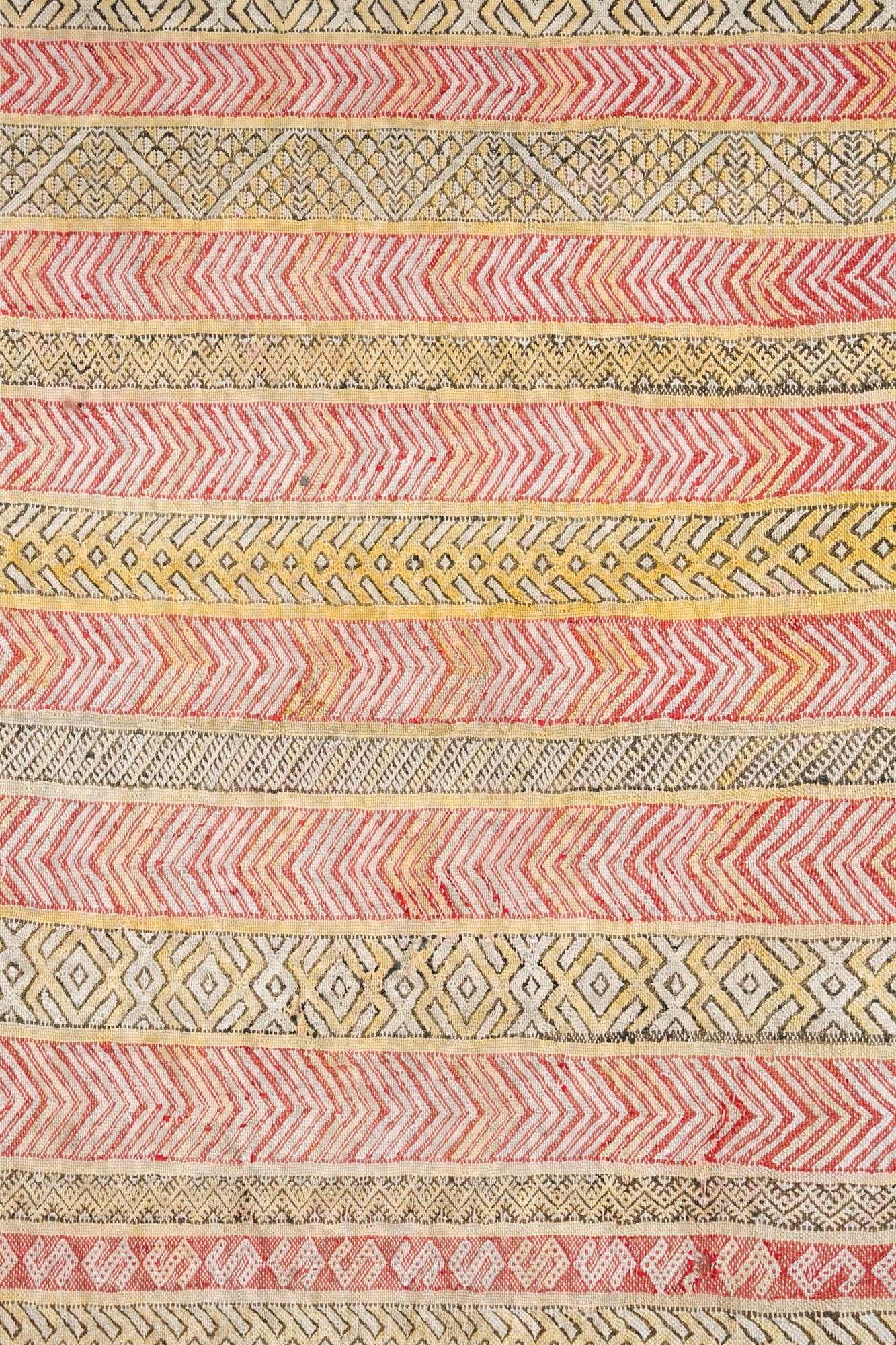 Vintage Moroccan Berber Kilim 6'8" X 3'7"
