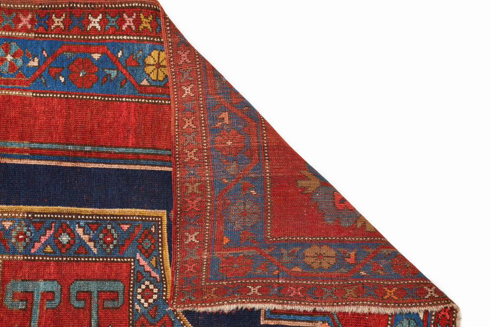 Antique Caucasian Kazak Rug 8'6" x 5'7"