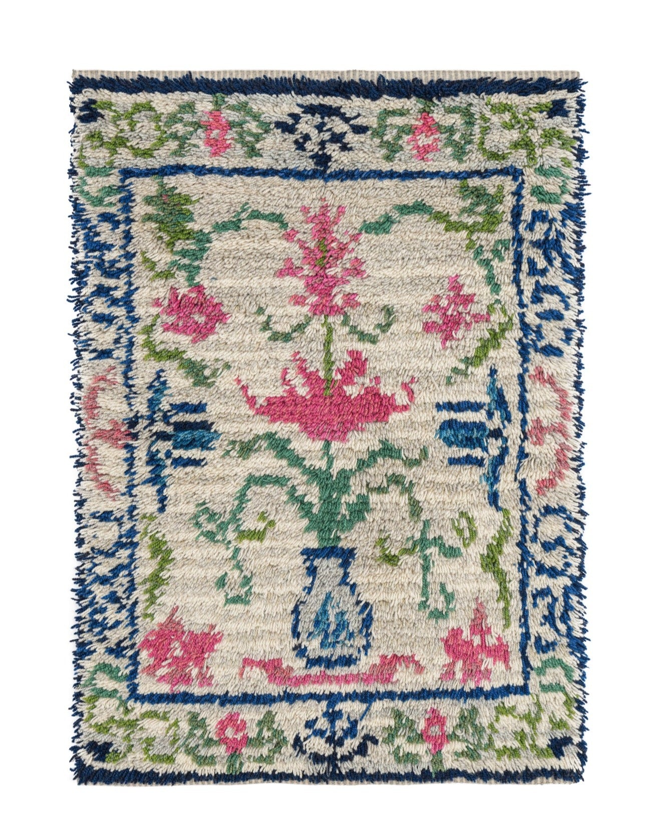 Vintage Scandinavian Rya Rug 3'7" x 2'6"