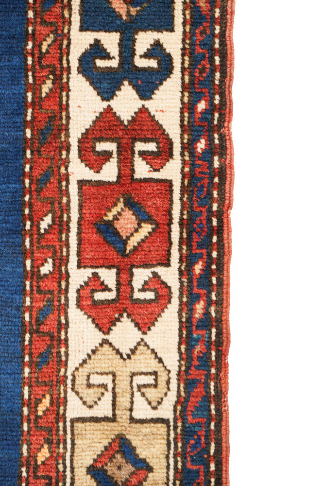 Antique Caucasian Cloudband Kazak Rug 6' x 3'7"