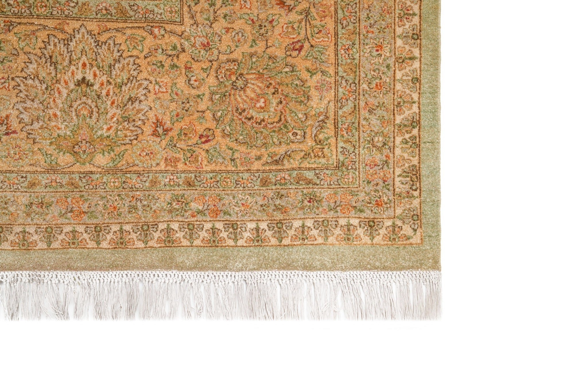 Vintage Pakistani Hallway Rug 12' x 3'5" (fragment)