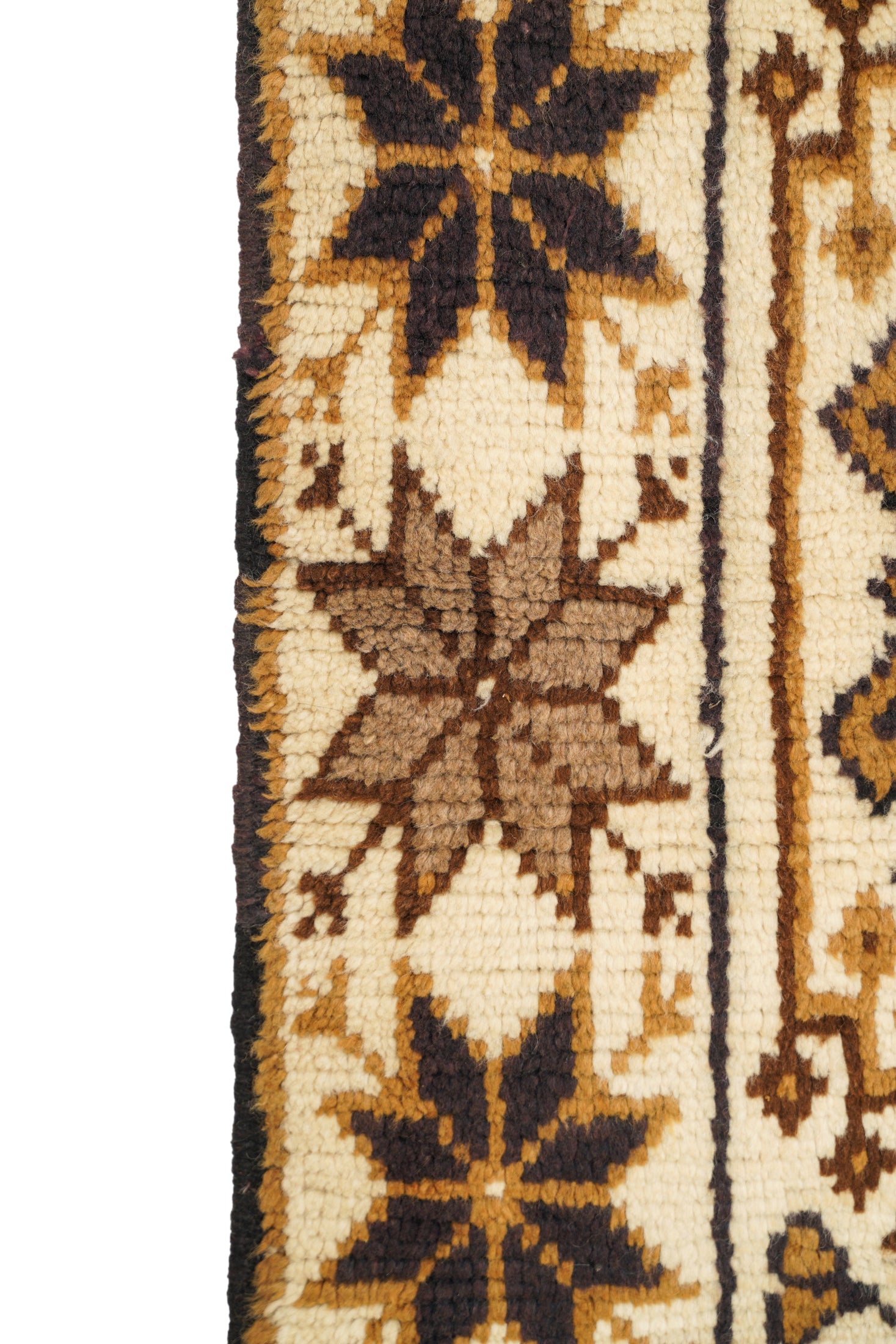 Vintage Turkish Oushak Rug 3'8" x 2'7"
