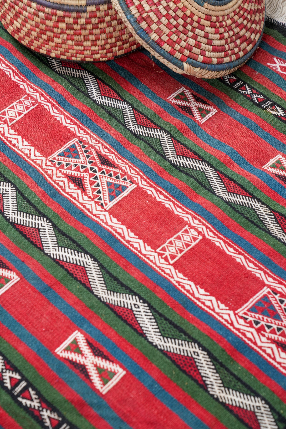 Vintage Tunisian Kilim 3'1" x 3'4"