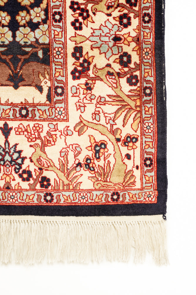Vintage Lahore Tree Of Life Rug 7' x 4'6"